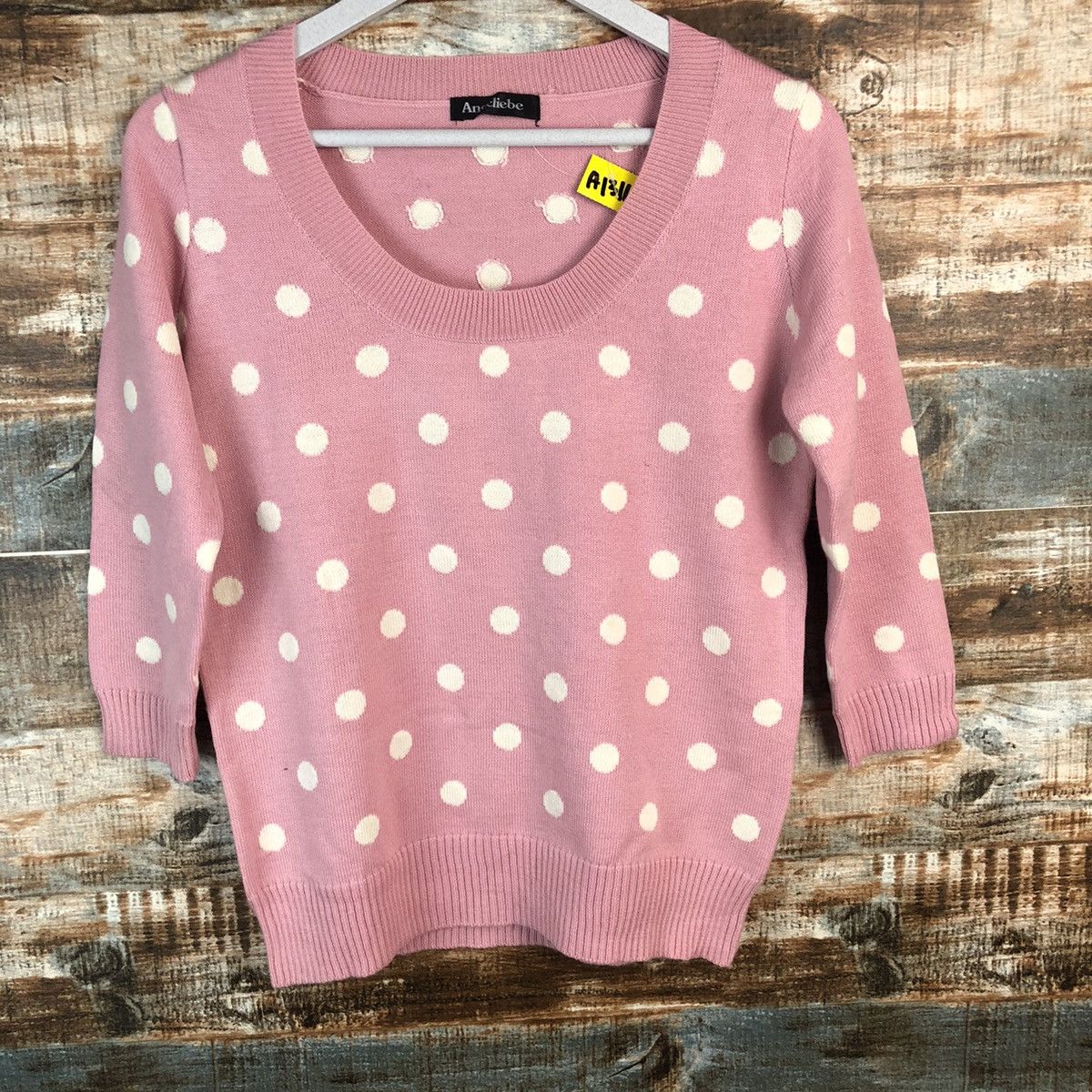 Homespun Knitwear × Japanese Brand Angeliebe Pink Knitwear #A1311 Size S / US 4 / IT 40 - 6 Thumbnail