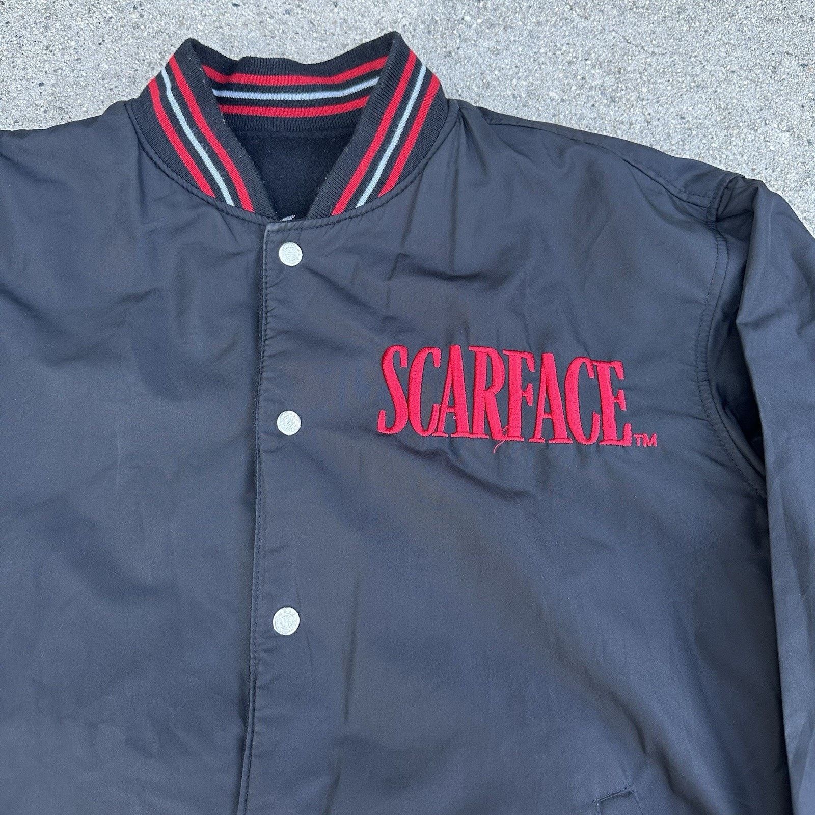 JH Design Vintage JH Design Scarface Reversible Varsity Jacket Size US L / EU 52-54 / 3 - 5 Thumbnail