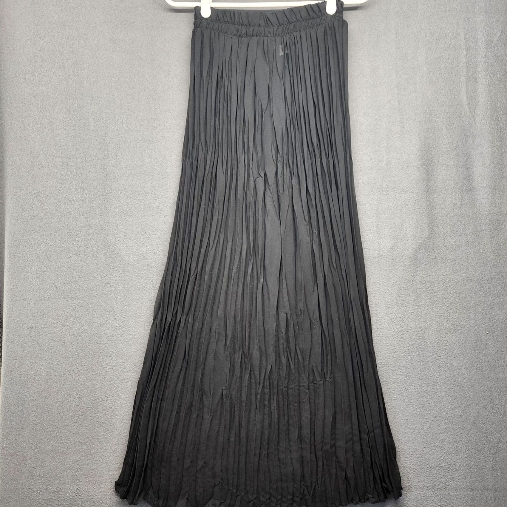 Vintage VINTAGE Black Maxi Skirt Long Semi Sheer Whimsygoth Witchy Fairy Grunge USA Skirt M Womens Size 32" / US 10 / IT 46 - 7 Thumbnail