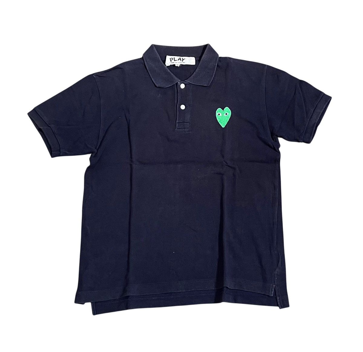 Comme des Garcons Cdg play AD2007 black polo shirt Size US M / EU 48-50 / 2 - 1 Thumbnail