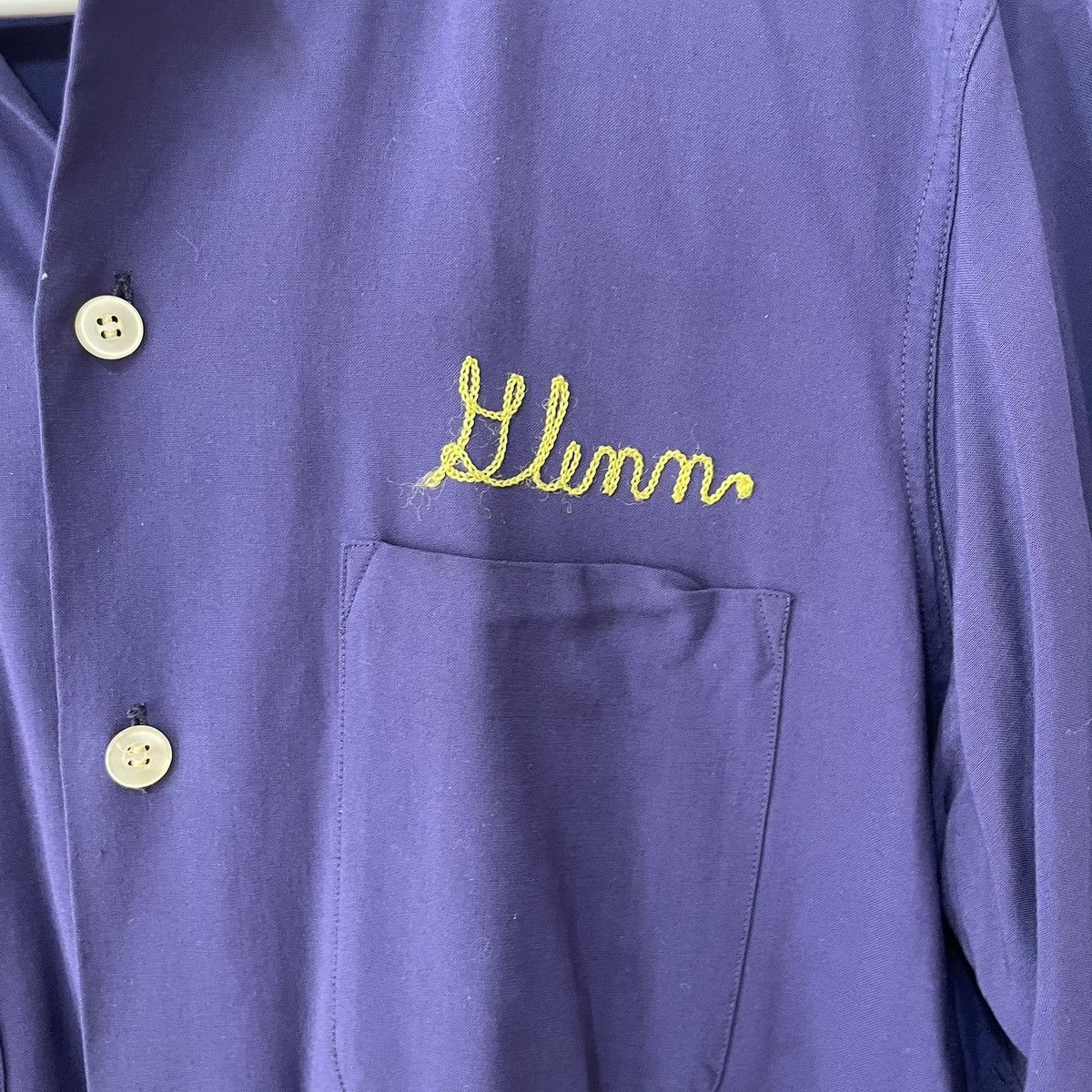 Vintage 1950s Donegal Chainstitch Work Shirt Size US M / EU 48-50 / 2 - 4 Thumbnail