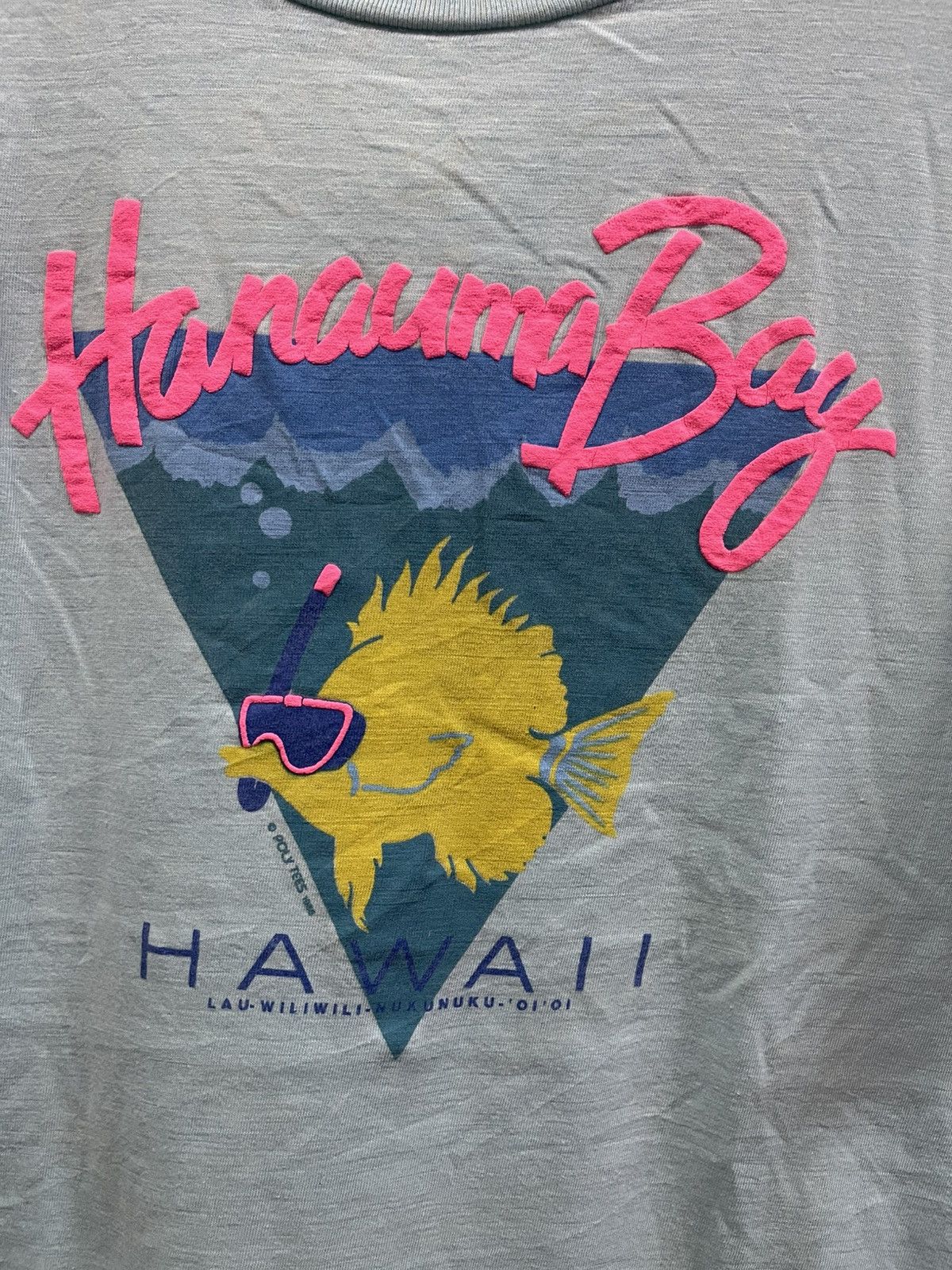Vintage Vintage 80s Hanauma Bay Hawaii Very Rare🔥🔥🔥 Size US L / EU 52-54 / 3 - 2 Thumbnail