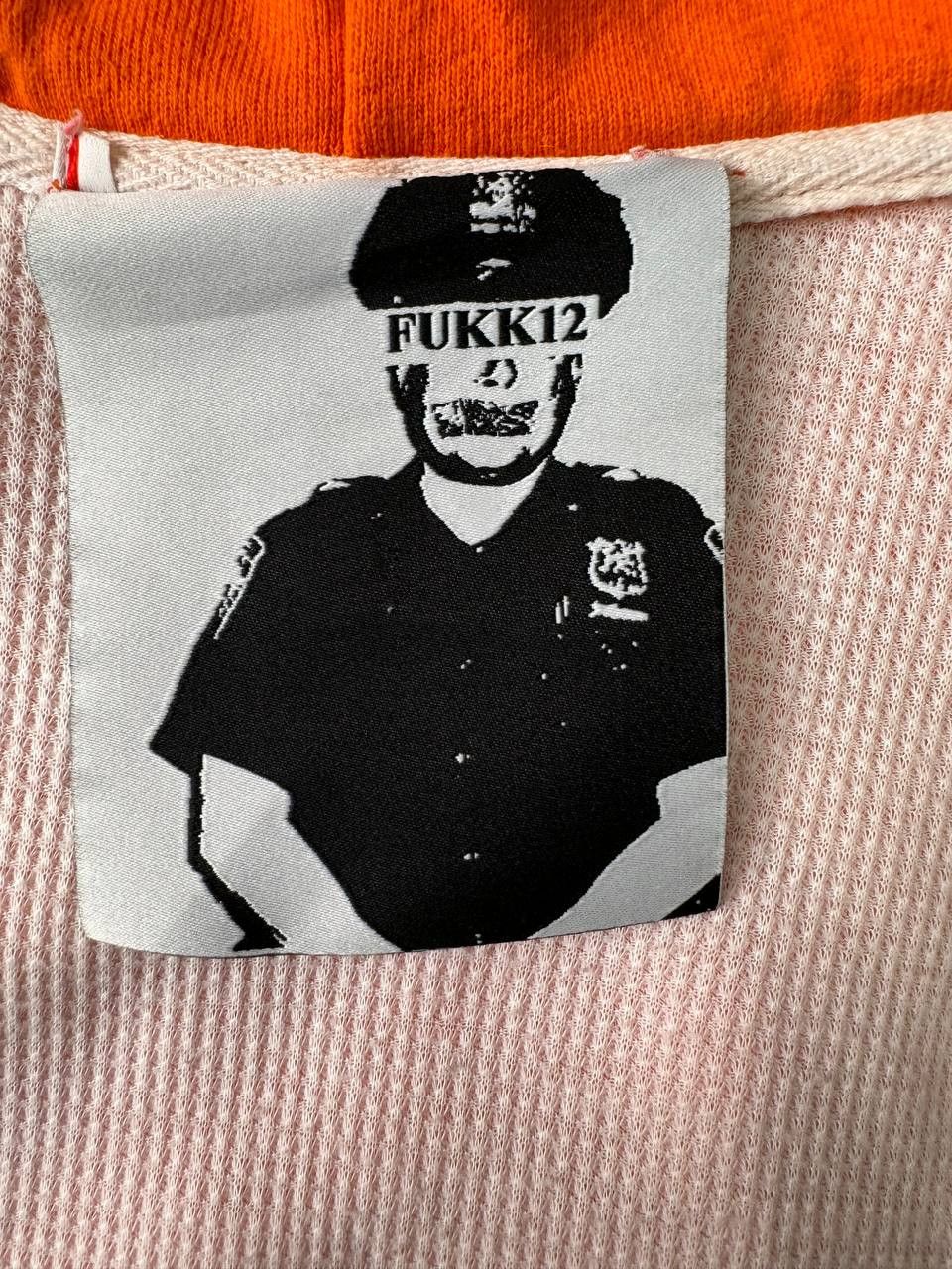 Richardson Richardson Fu*k The Police Orange Hoodie Rare Size US M / EU 48-50 / 2 - 9 Thumbnail