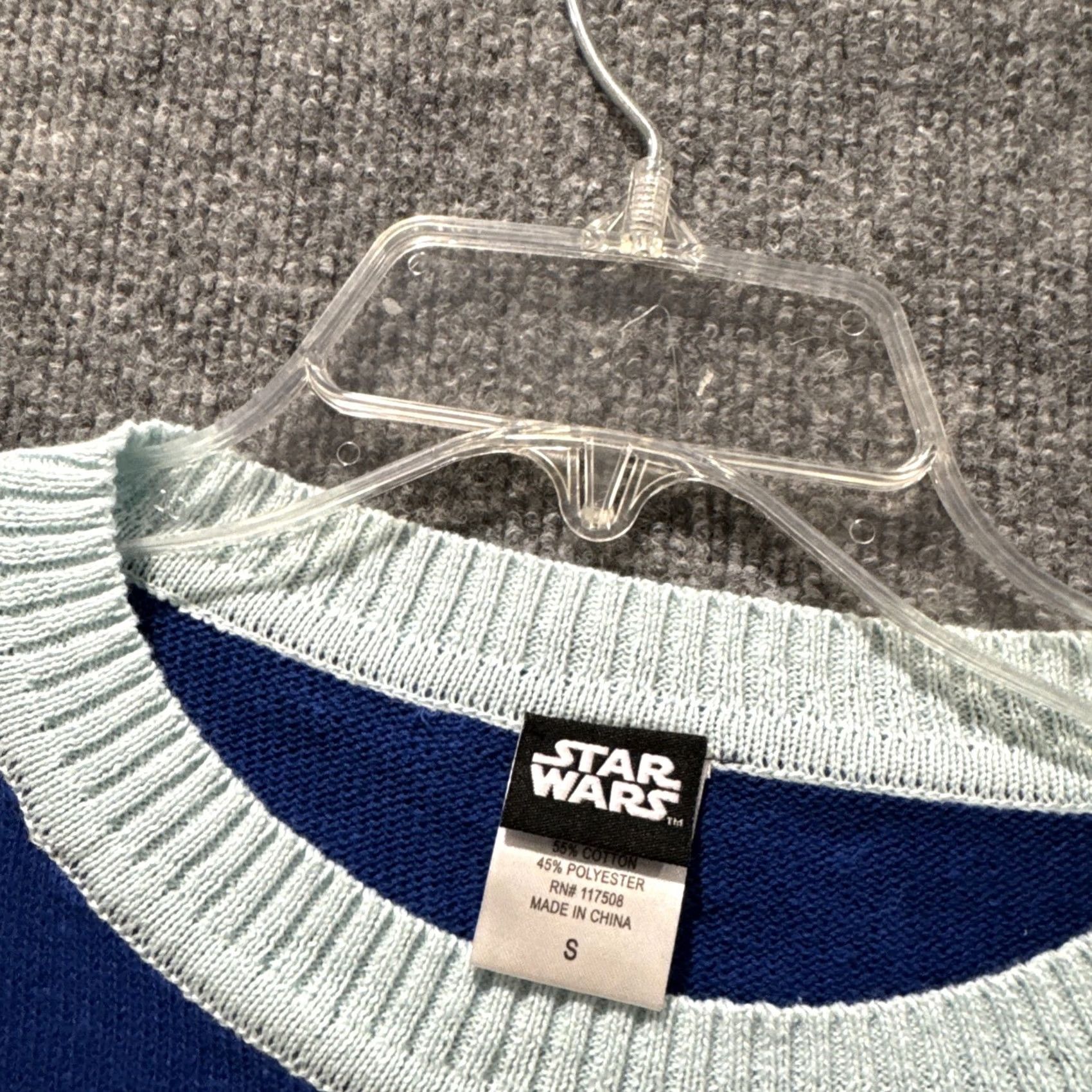 Star Wars VINTAGE Star Wars Sweater Women's Blue Crewneck Pullover Knit Size S Size S / US 4 / IT 40 - 4 Thumbnail