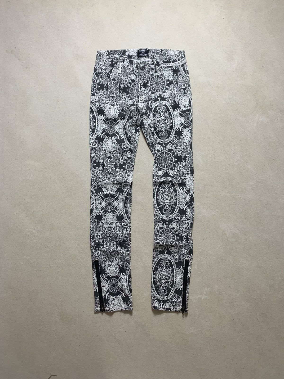 Japanese Brand Ghost of Harlem Skull Pattern
