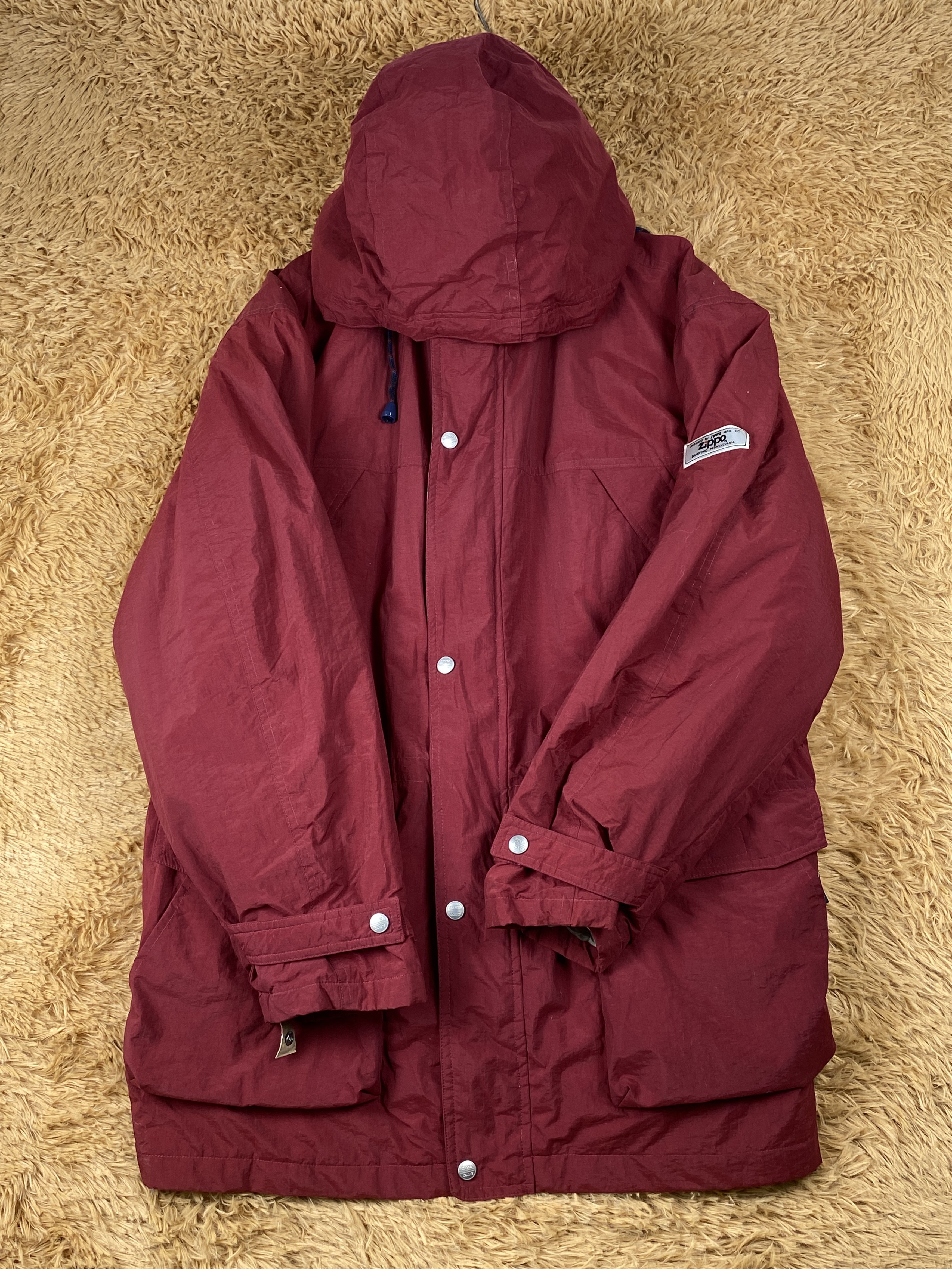 Vintage Vintage Zippo 3D Pocket Hoodie Flannel Lining Jacket J1848 Size US L / EU 52-54 / 3 - 5 Thumbnail