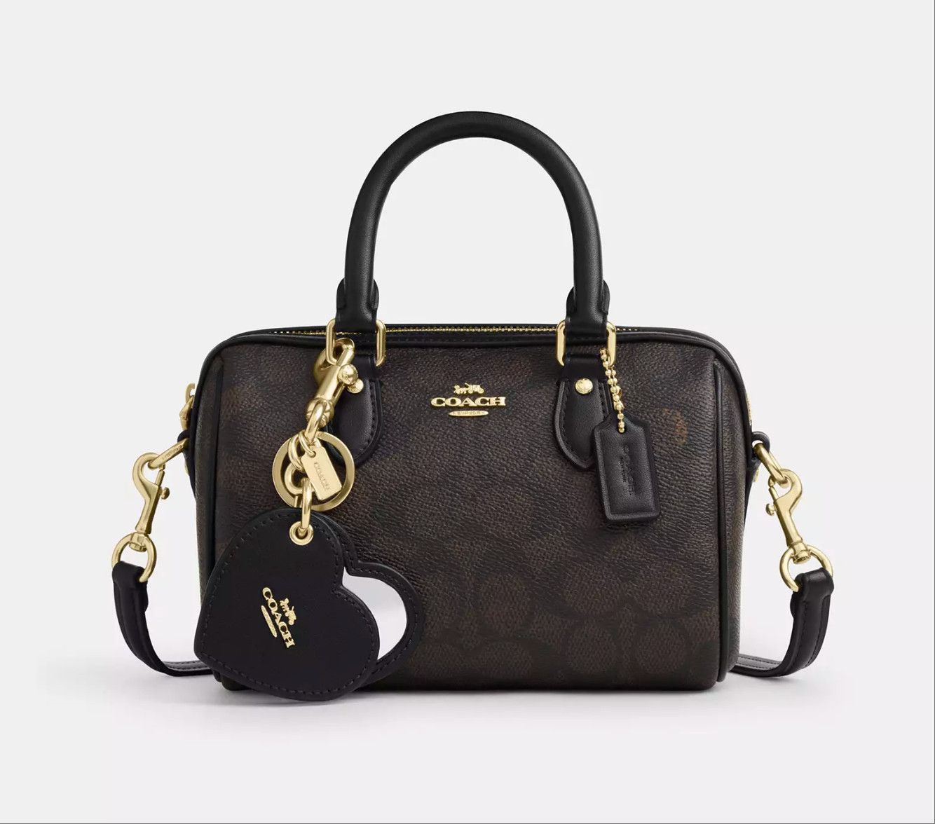 Coach Boxed Mini Rowan Crossbody Bag And Mirror Bag Charm Set Size ONE SIZE - 9 Thumbnail