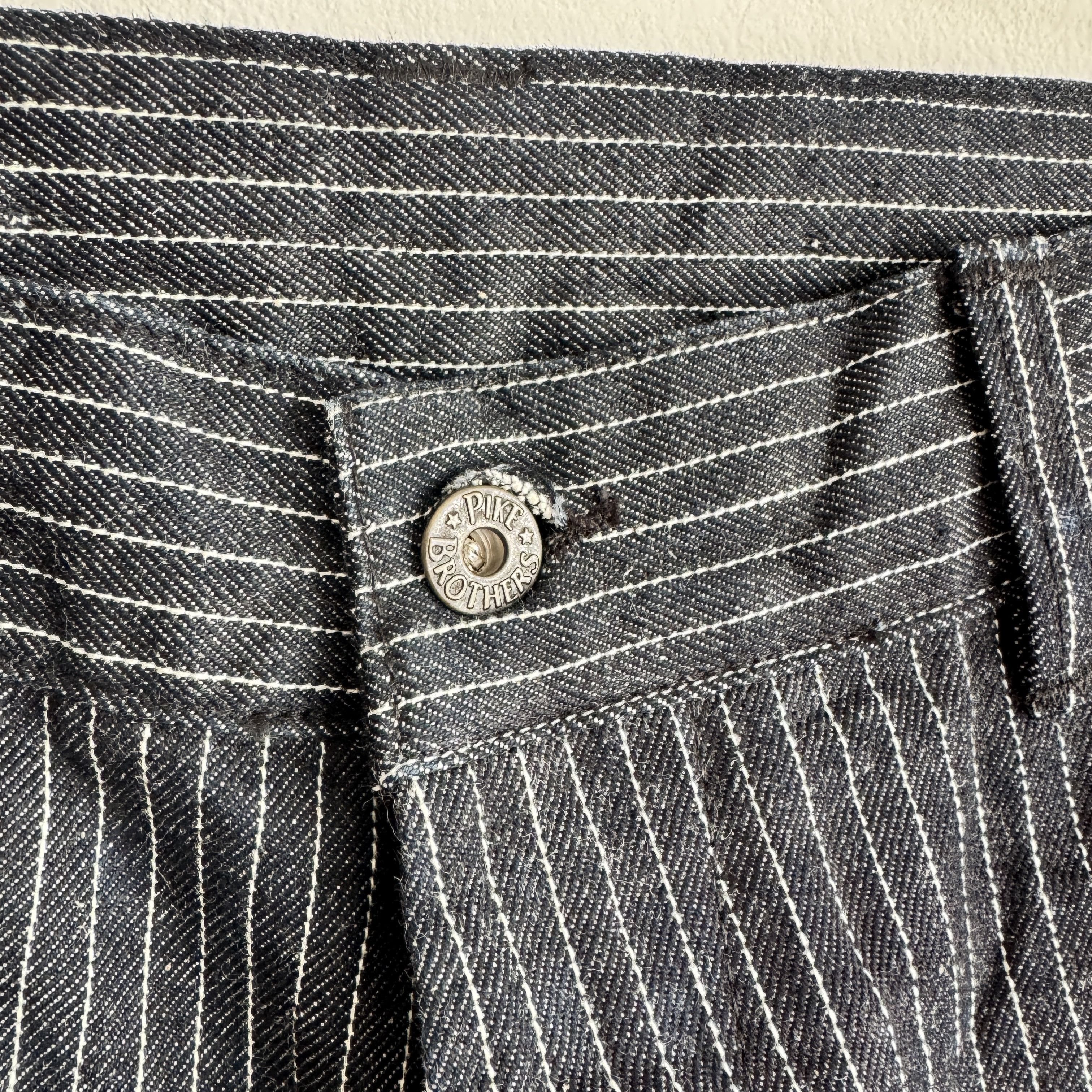 Pike Brothers Pike Brothers Hunting Selvage Denim Pant blue Wabash S 32x32 Size US 31 - 6 Thumbnail