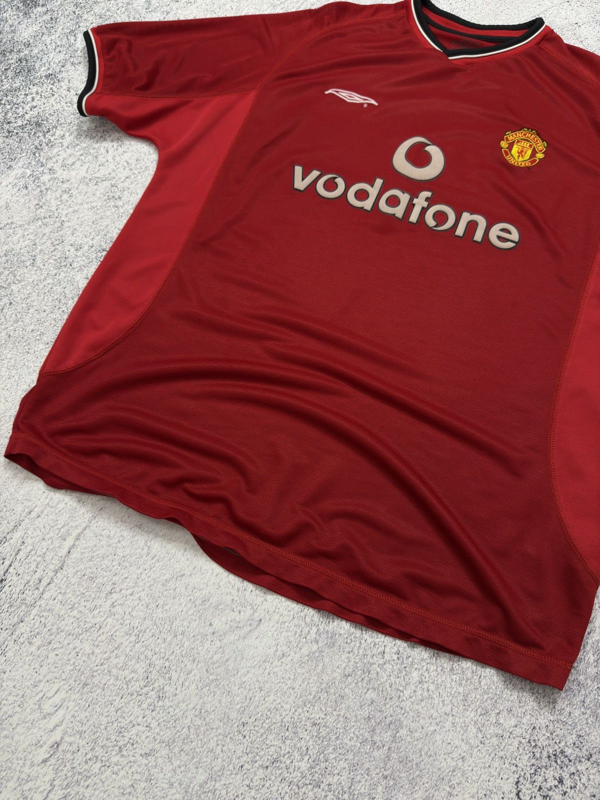 Umbro UMBRO MANCHESTER UNITED 2000/2001 HOME FOOTBALL SHIRT JERSEY Size US XL / EU 56 / 4 - 3 Thumbnail