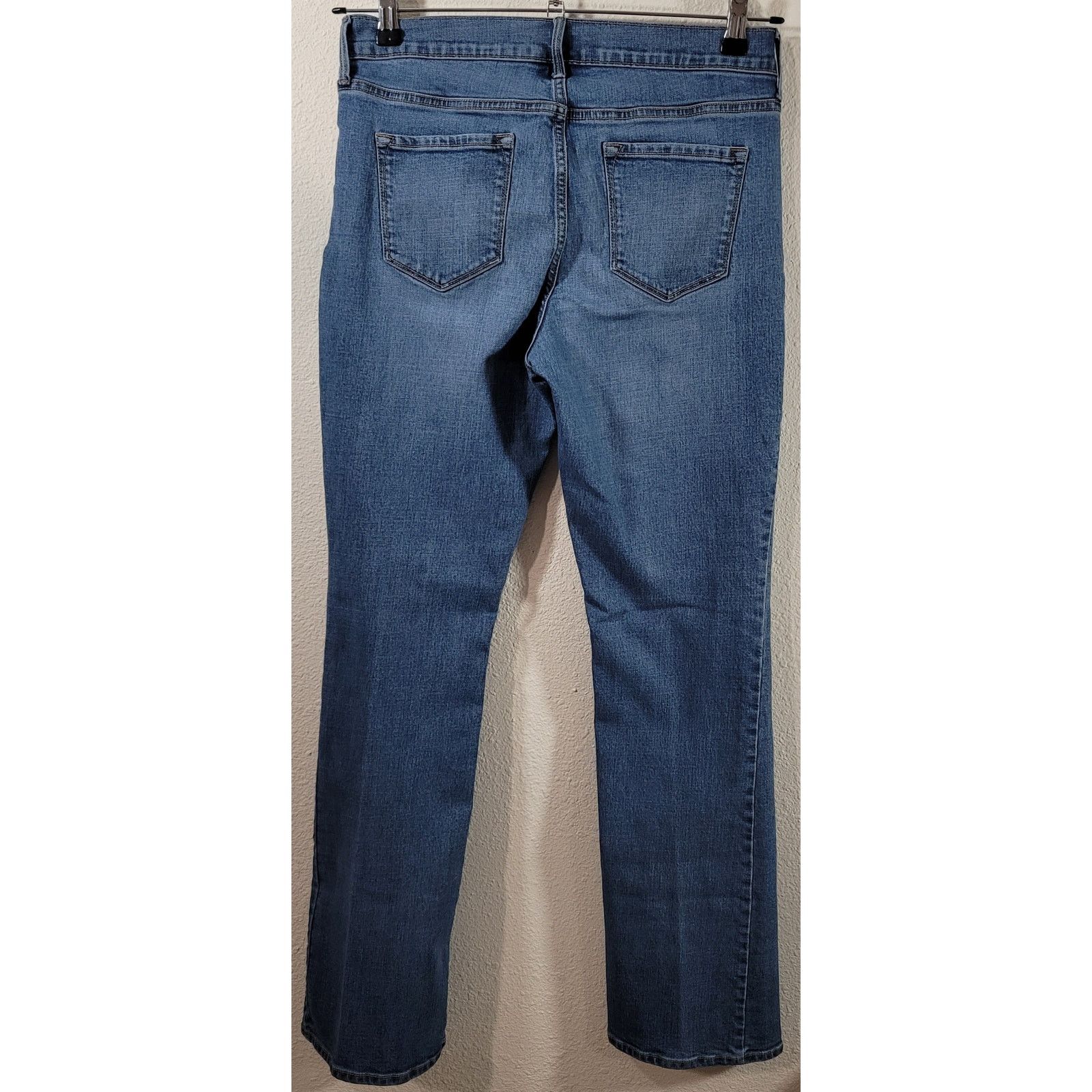 Old Navy Old Navy Blue Lightwashed 5 Pocket Mid Rise Jeans 10 Stretch Size 32" / US 10 / IT 46 - 3 Thumbnail
