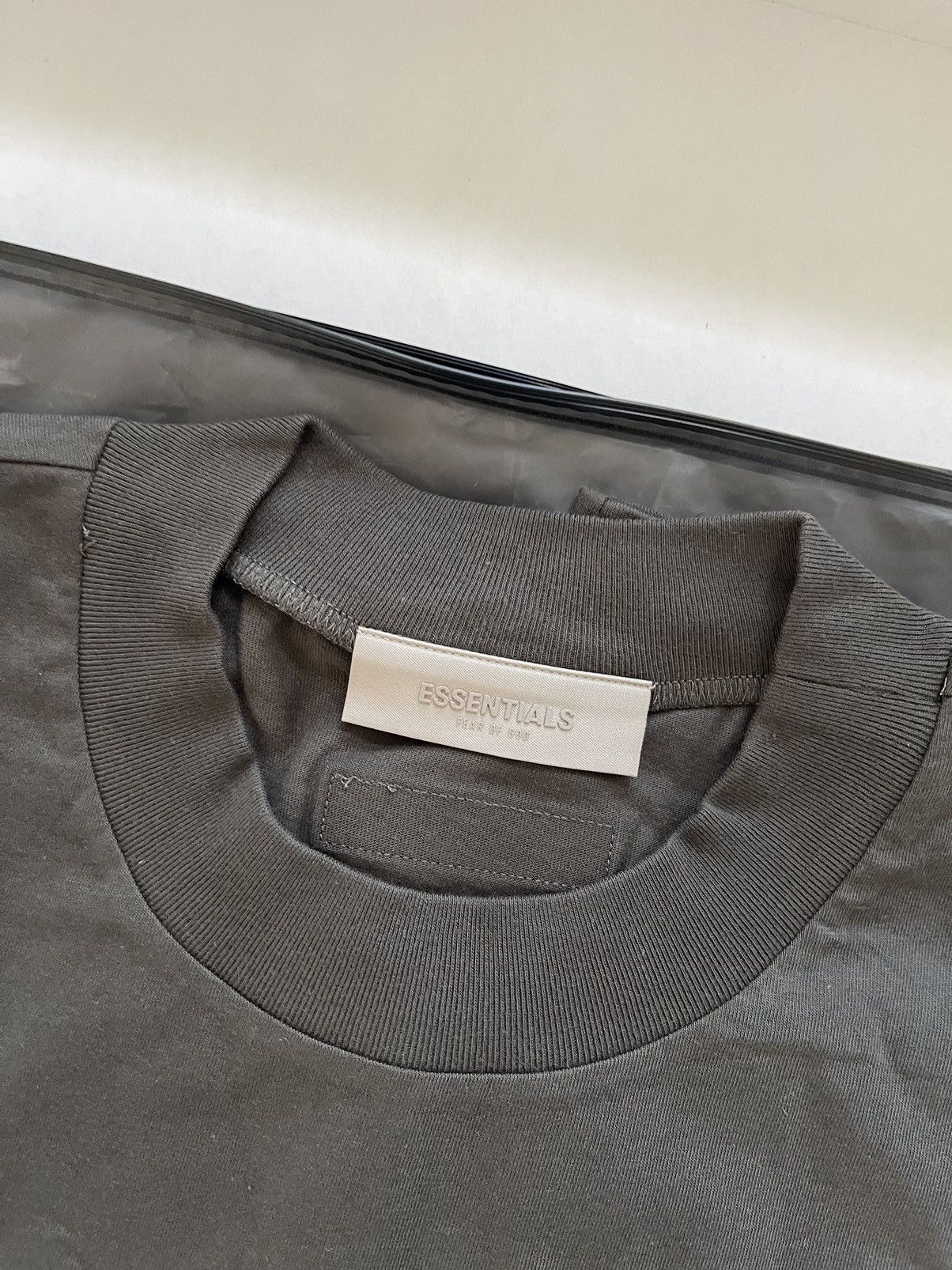 FOG × Fear of God × Pacsun FOG - Essentials Fear Of God Off Black FW22 T-Shirt Sz (XL) Size US XL / EU 56 / 4 - 4 Thumbnail