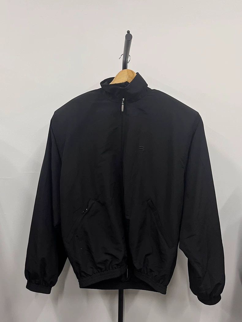 Balenciaga Balenciaga Sporty B FW22 Solid Zip Neck Sport Long Sleeve J Size US M / EU 48-50 / 2 - 1 Thumbnail