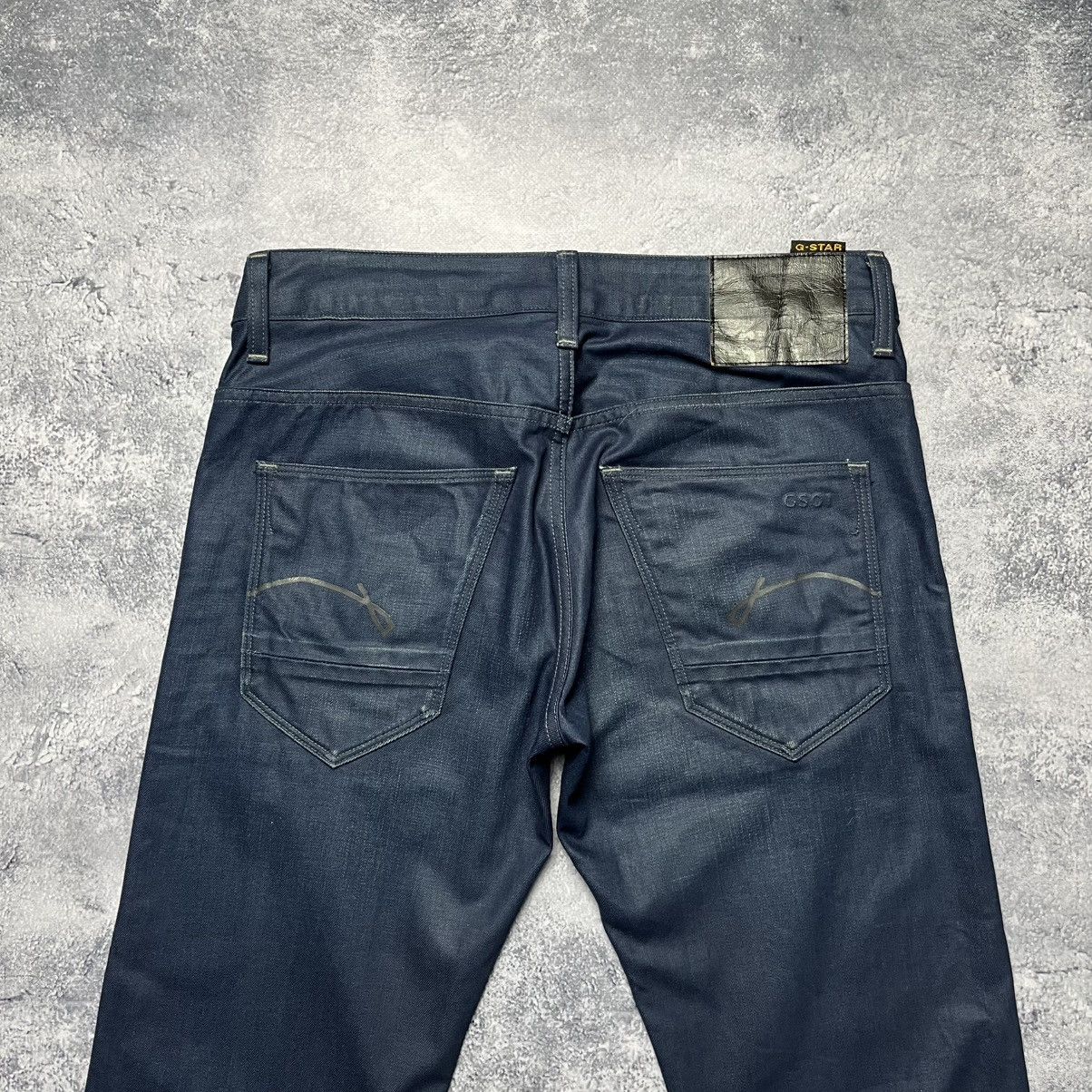 G-Star Vintage G-Star Morris Low Straight Denim Blue Jeans Y2K Size US 31 - 18 Thumbnail