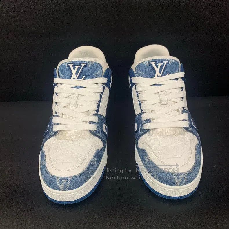 Louis Vuitton Louis Vuitton Indigo denim board shoes Size US 7 / EU 40 - 6 Thumbnail