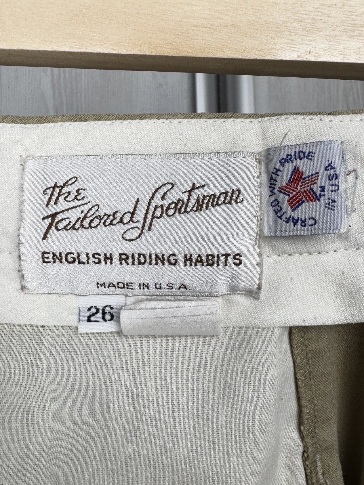 Other Tailored Sportsman Tan Side Zip Knee Patch Riding Show sz 26 Size 26" / US 2 / IT 38 - 11 Thumbnail