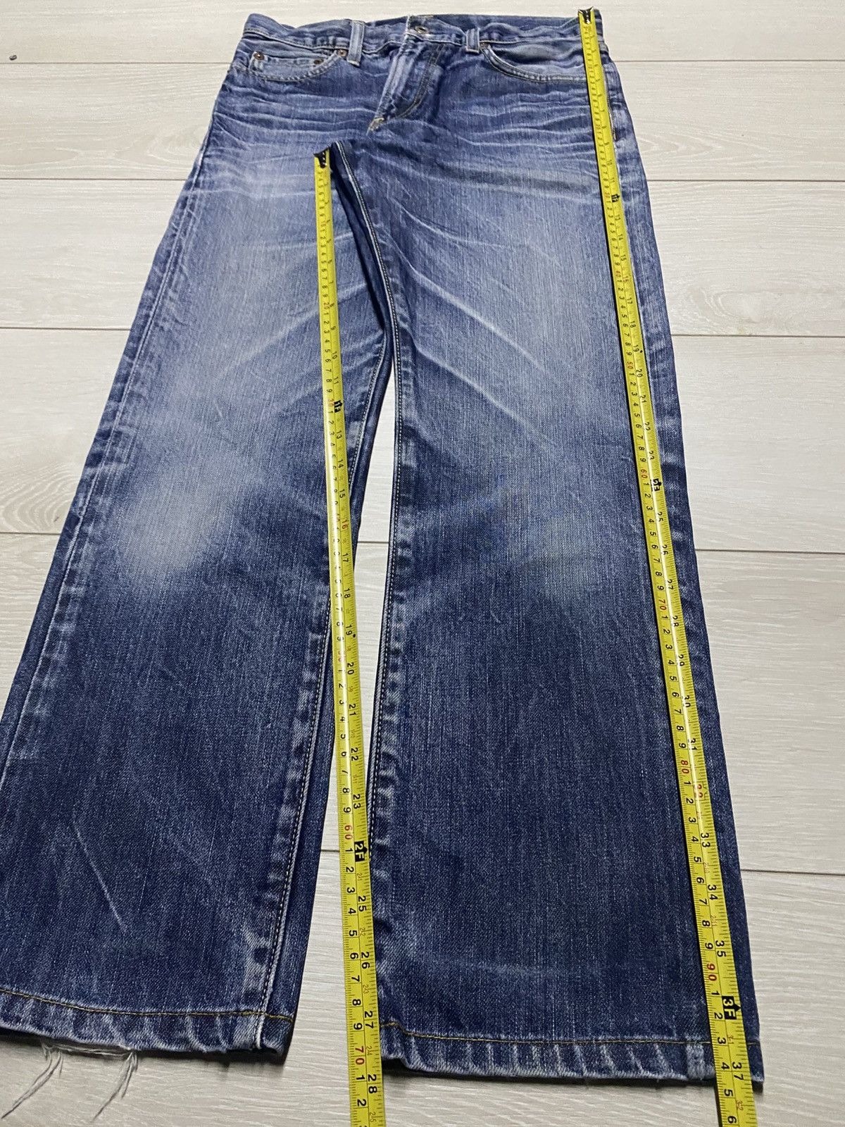 Japanese Brand Vintage Japanese Brand Uniqlo S-002 Blue Faded Wash Jeans Size US 28 / EU 44 - 11 Thumbnail