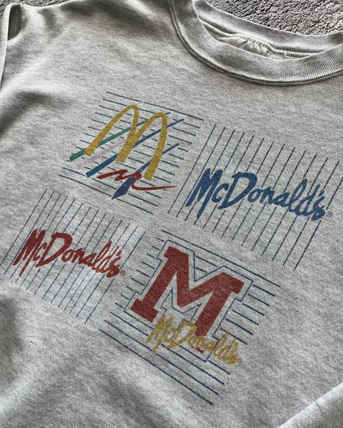 Delta × Vintage Old Rare Vintage Delta McDonalds Sweatshirt Size L Size US L / EU 52-54 / 3 - 5 Thumbnail