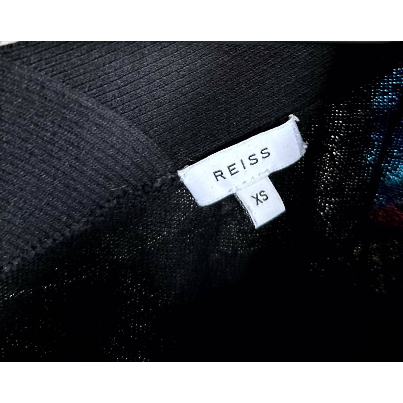 Reiss Reiss Long Sleeve Wide V-Neck Sweater - Black Size XS / US 0-2 / IT 36-38 - 6 Thumbnail