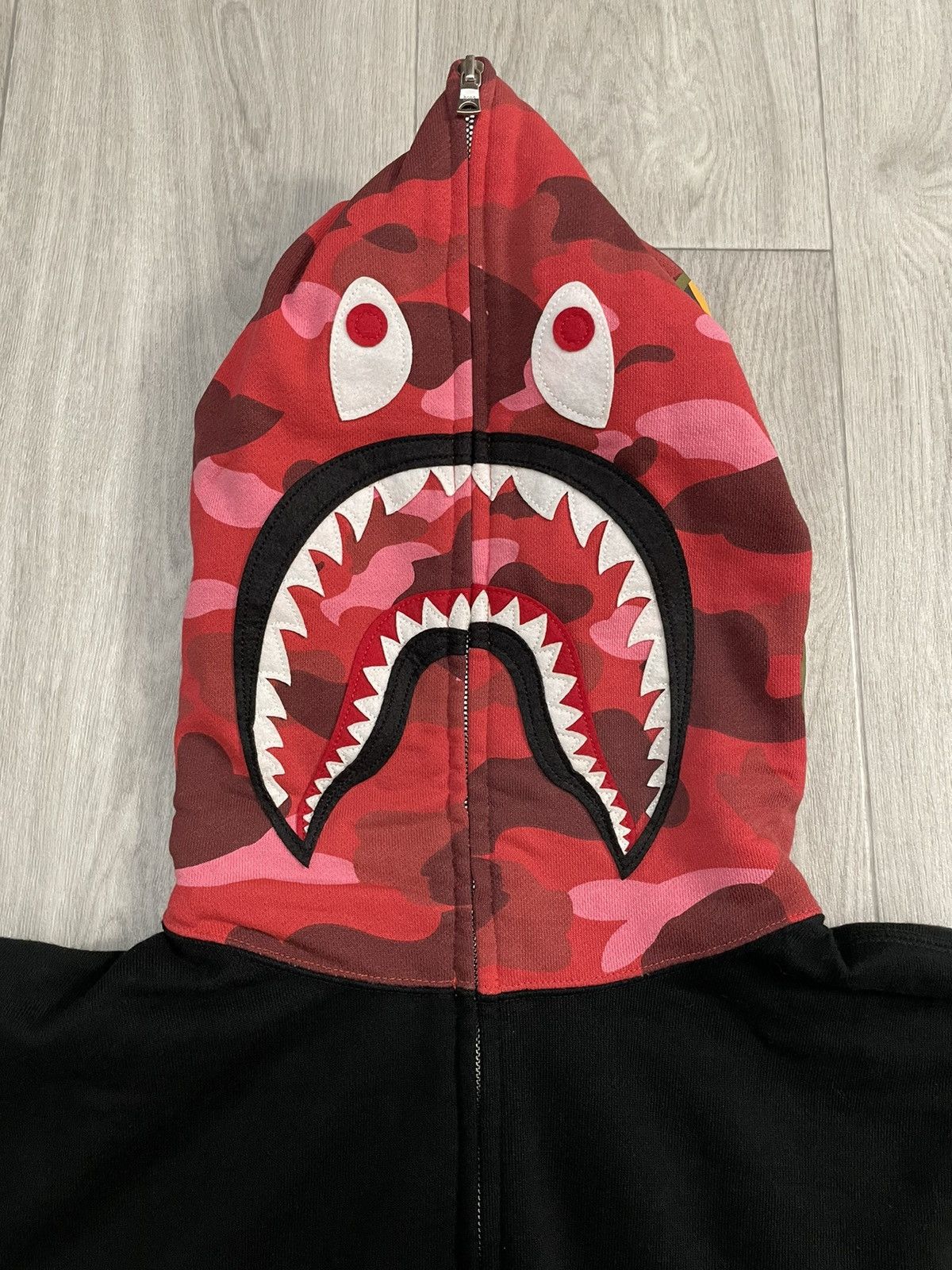 Bape Color Camo Shark Full Zip Hoodie Size US L / EU 52-54 / 3 - 3 Thumbnail