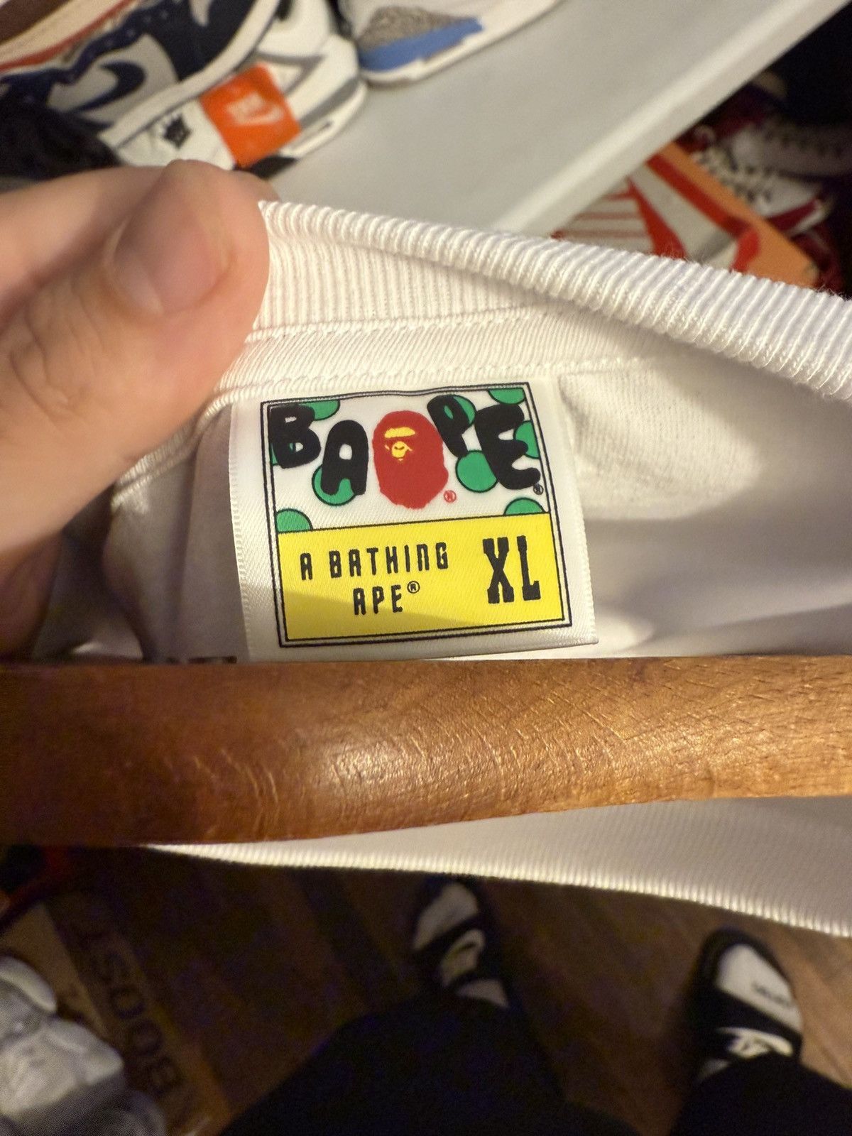 Bape Bape tee thermal S XL Size US S / EU 44-46 / 1 - 4 Thumbnail