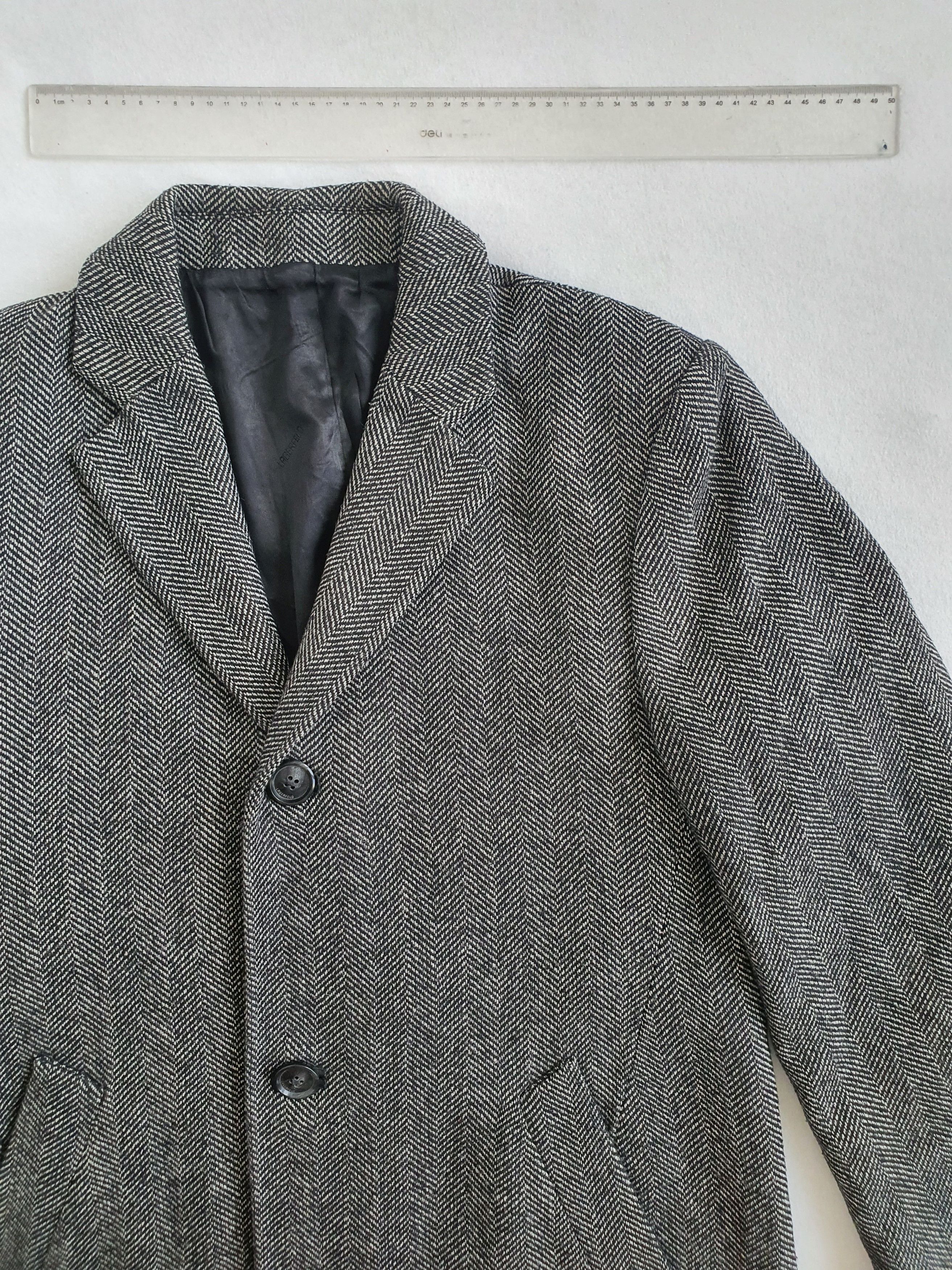 Karl Lagerfeld Tailored Coat Overcoat - Herringbone - Gray - Sz EU 50 Size US M / EU 48-50 / 2 - 3 Thumbnail