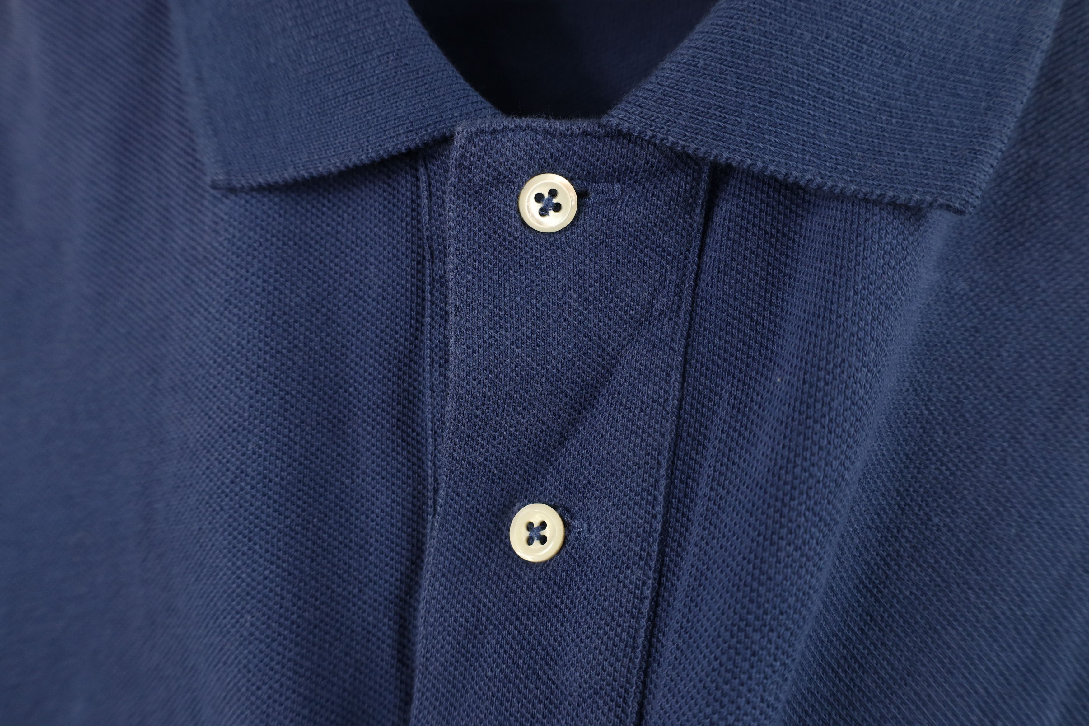 Ralph Lauren Vintage 90s Ralph Lauren Long Sleeve Rugby Polo Shirt Blue Size US L / EU 52-54 / 3 - 7 Thumbnail