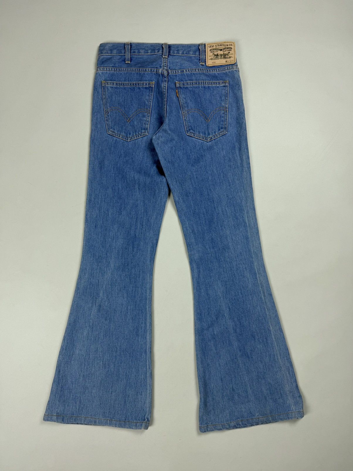 Levi's Vintage Clothing LVC Levi’s Vintage Clothing 684 Orange Tab Flared Jeans Size 26" / US 2 / IT 38 - 19 Thumbnail