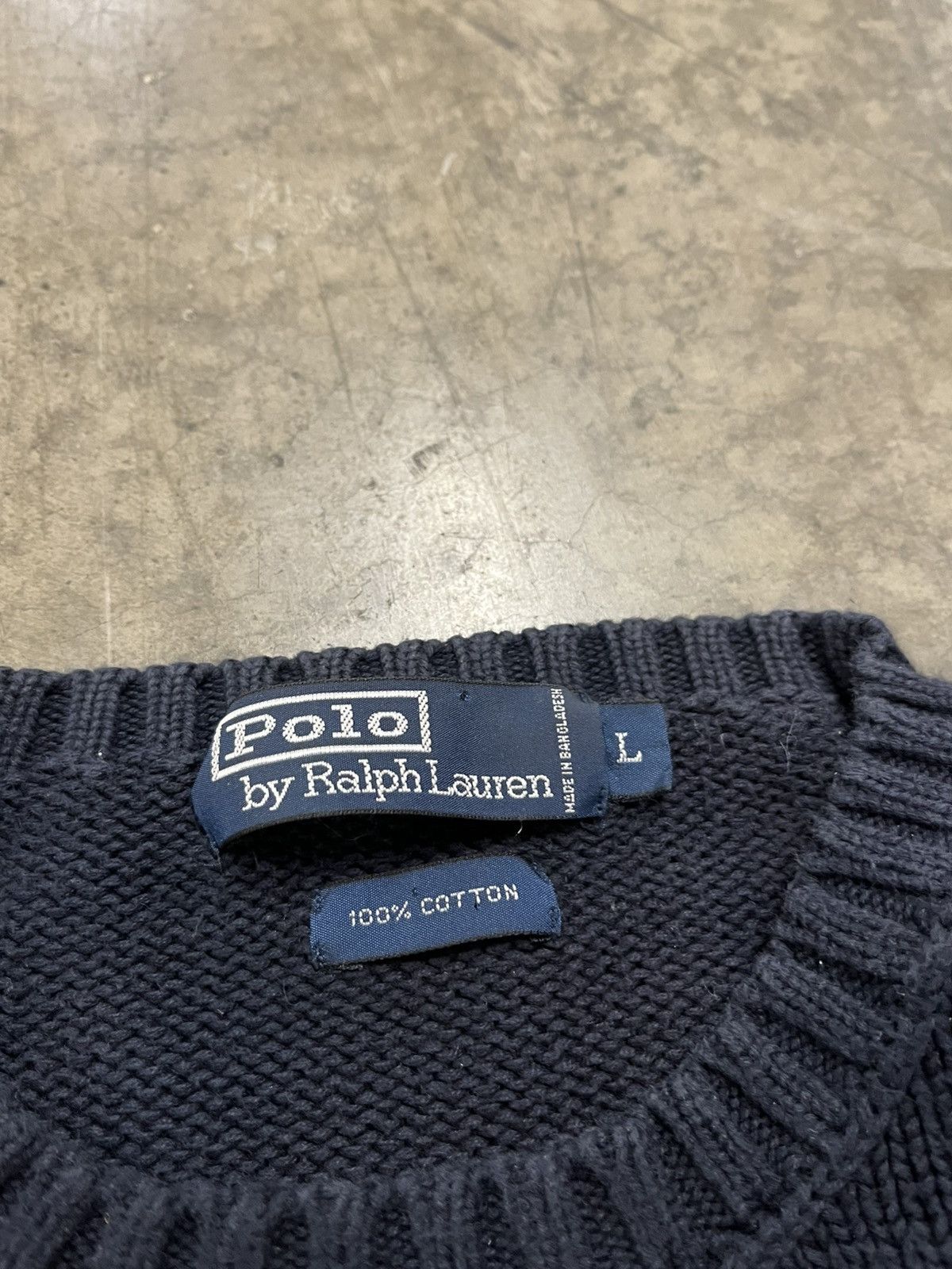 Polo Ralph Lauren × Vintage Polo Ralph Lauren vintage knit sweater 90s preppy streetwear Size US L / EU 52-54 / 3 - 6 Thumbnail