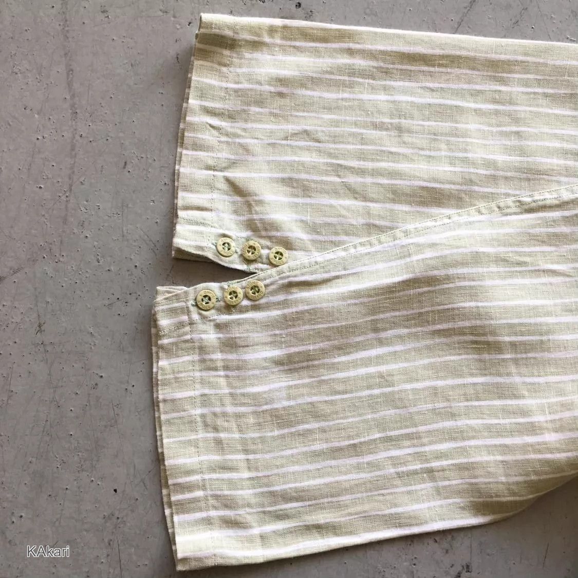 Stone Island Beige Striped Long Sleeve Button-Up Shirt Size US L / EU 52-54 / 3 - 5 Thumbnail