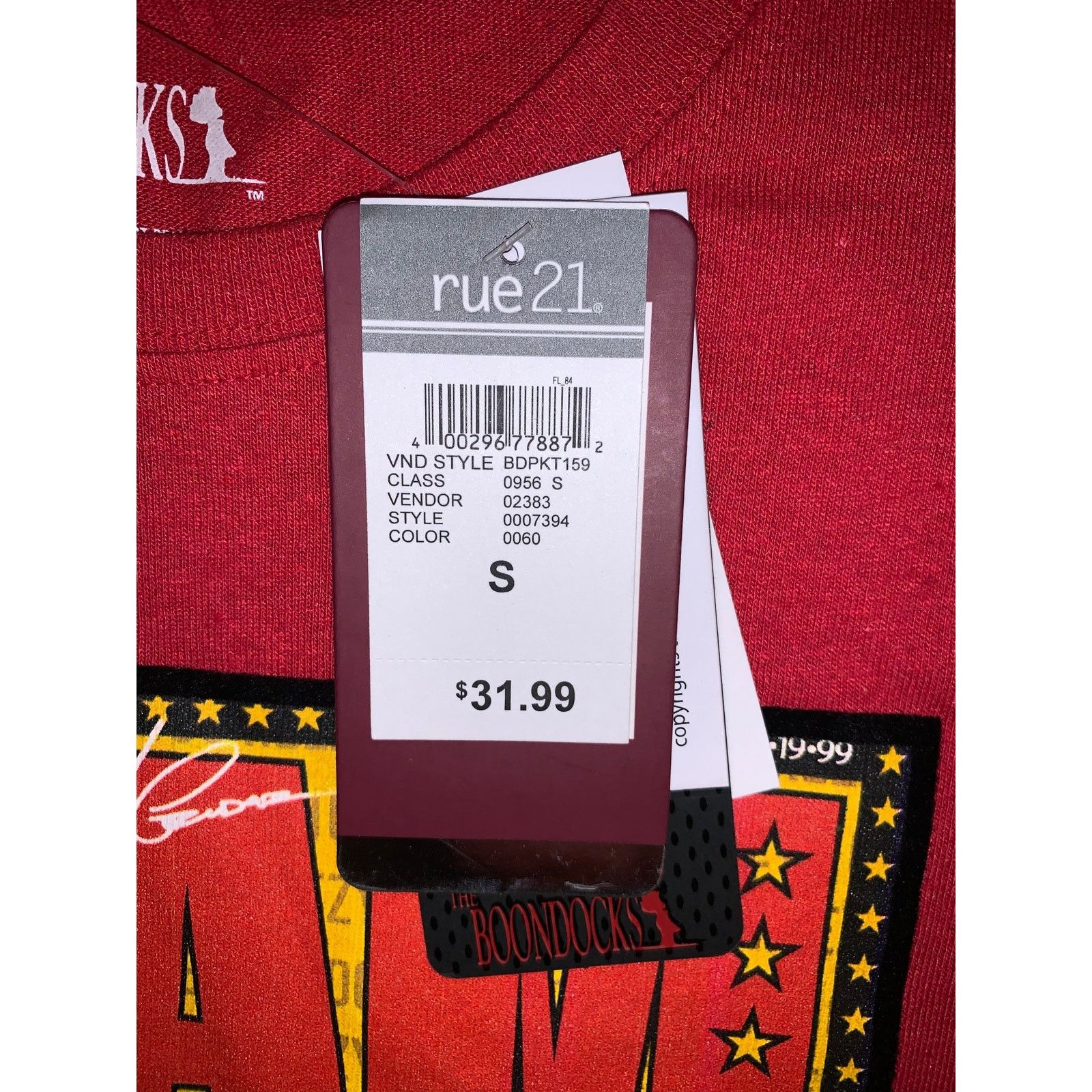 Other × rue21 Boondocks Riley Freeman T Shirt Small Red NWT Adult Swim Size US S / EU 44-46 / 1 - 4 Thumbnail