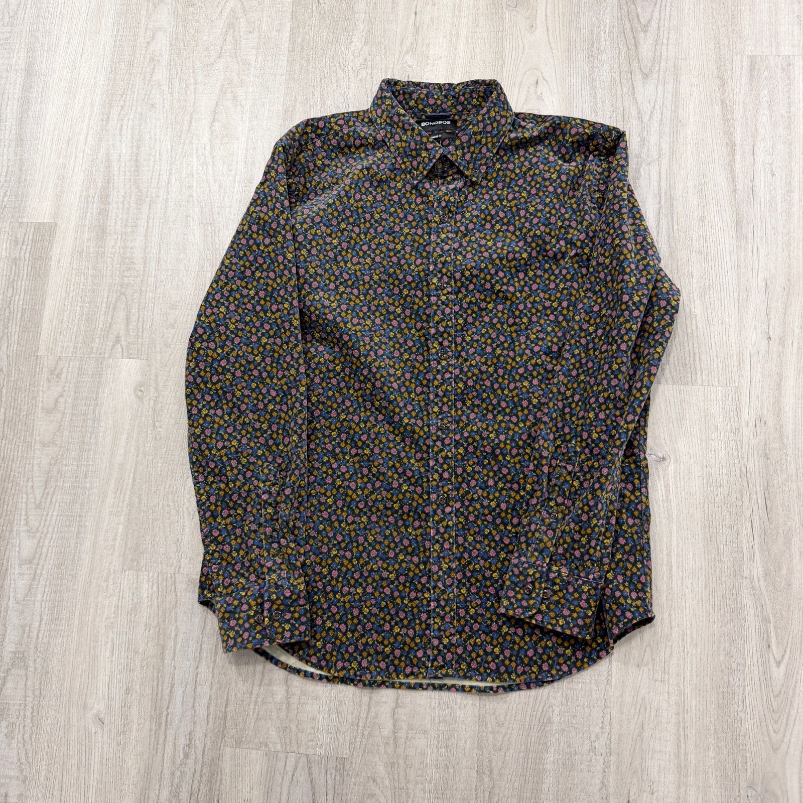 Bonobos Bonobos Everyday Corduroy Shirt Men's Large Floral Flower Size US L / EU 52-54 / 3 - 1 Thumbnail