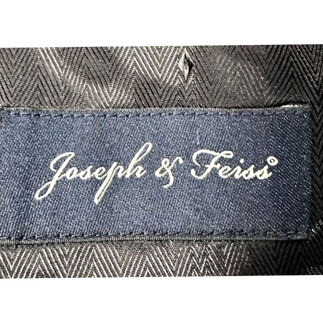 Joseph VINTAGE Joseph Feiss Wool Blazer Mens 44 Regular Dark Gray Suit Jacket Two Button Size 44R - 4 Thumbnail