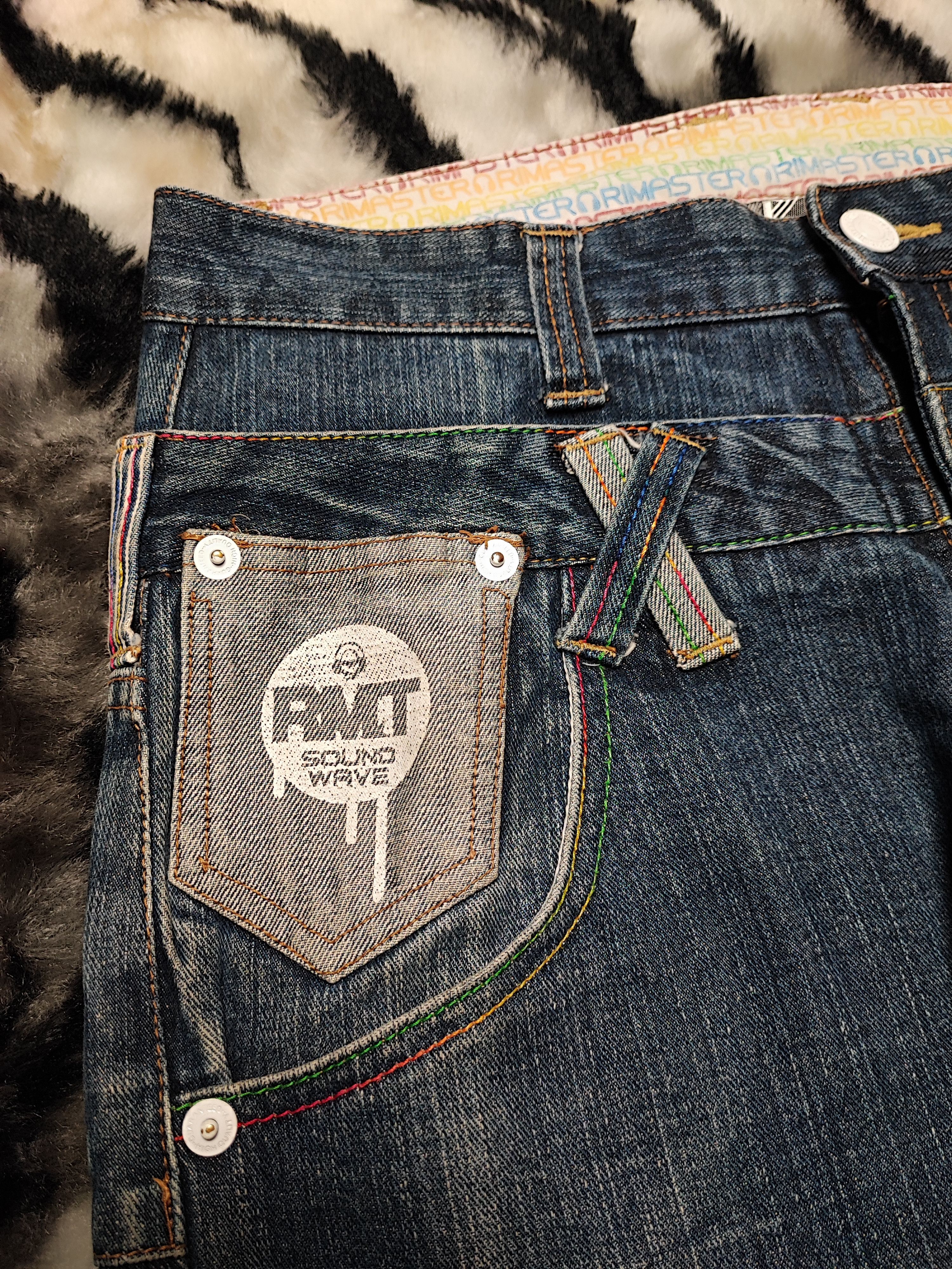 Japanese Brand × Vintage Rimaster Grunge Distressed Denim Jeans Size US 32 / EU 48 - 6 Thumbnail