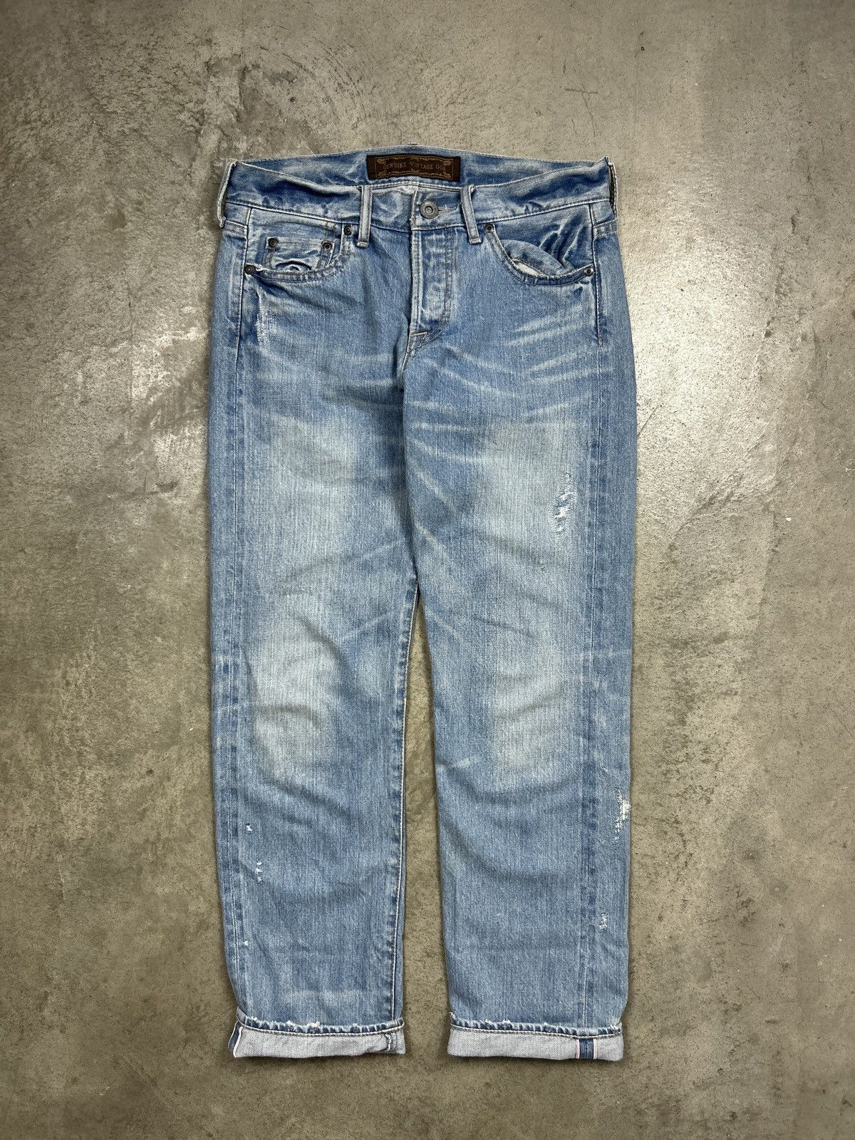 Japanese Brand genuine vintage g.o.a selvedge jeans Size US 30 / EU 46 - 15 Thumbnail