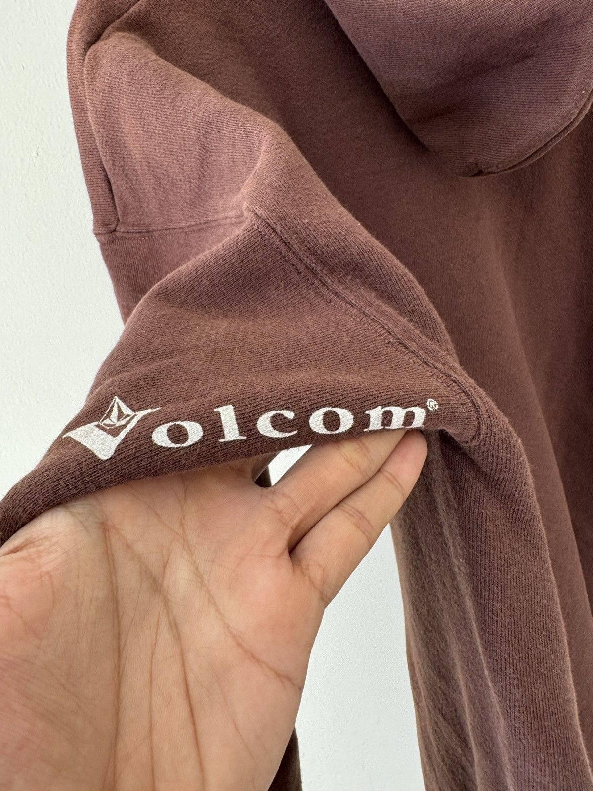 Volcom VINTAGE 90’S VOLCOM BROWN HOODIE Size US L / EU 52-54 / 3 - 6 Thumbnail