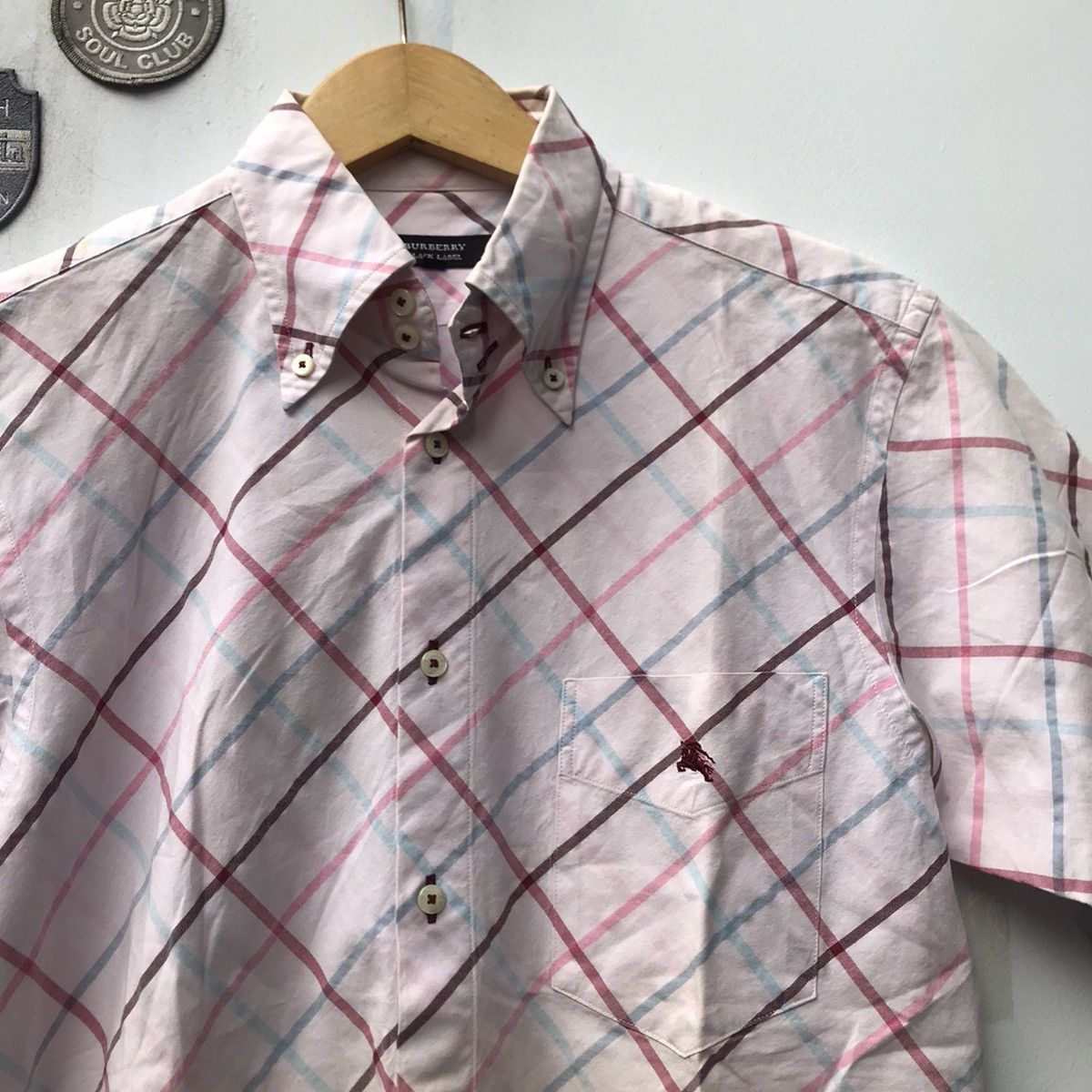 Burberry Vintage Burberry Black Label Shirt skinhead trimfit 3 shirt Size US M / EU 48-50 / 2 - 11 Thumbnail