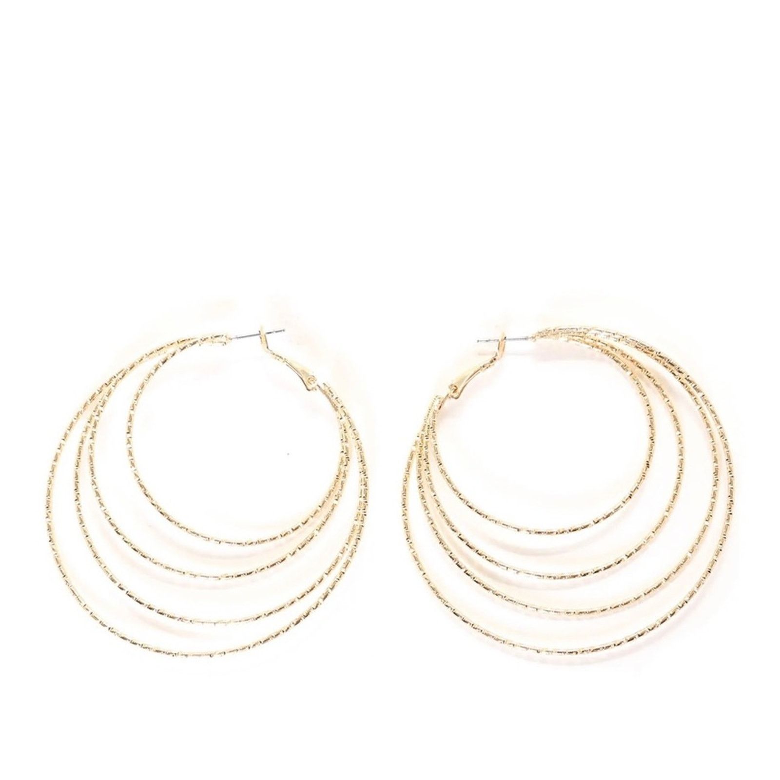 Other FASHION NOVA Made For You Hoop Earrings NWT Size ONE SIZE - 2 Thumbnail