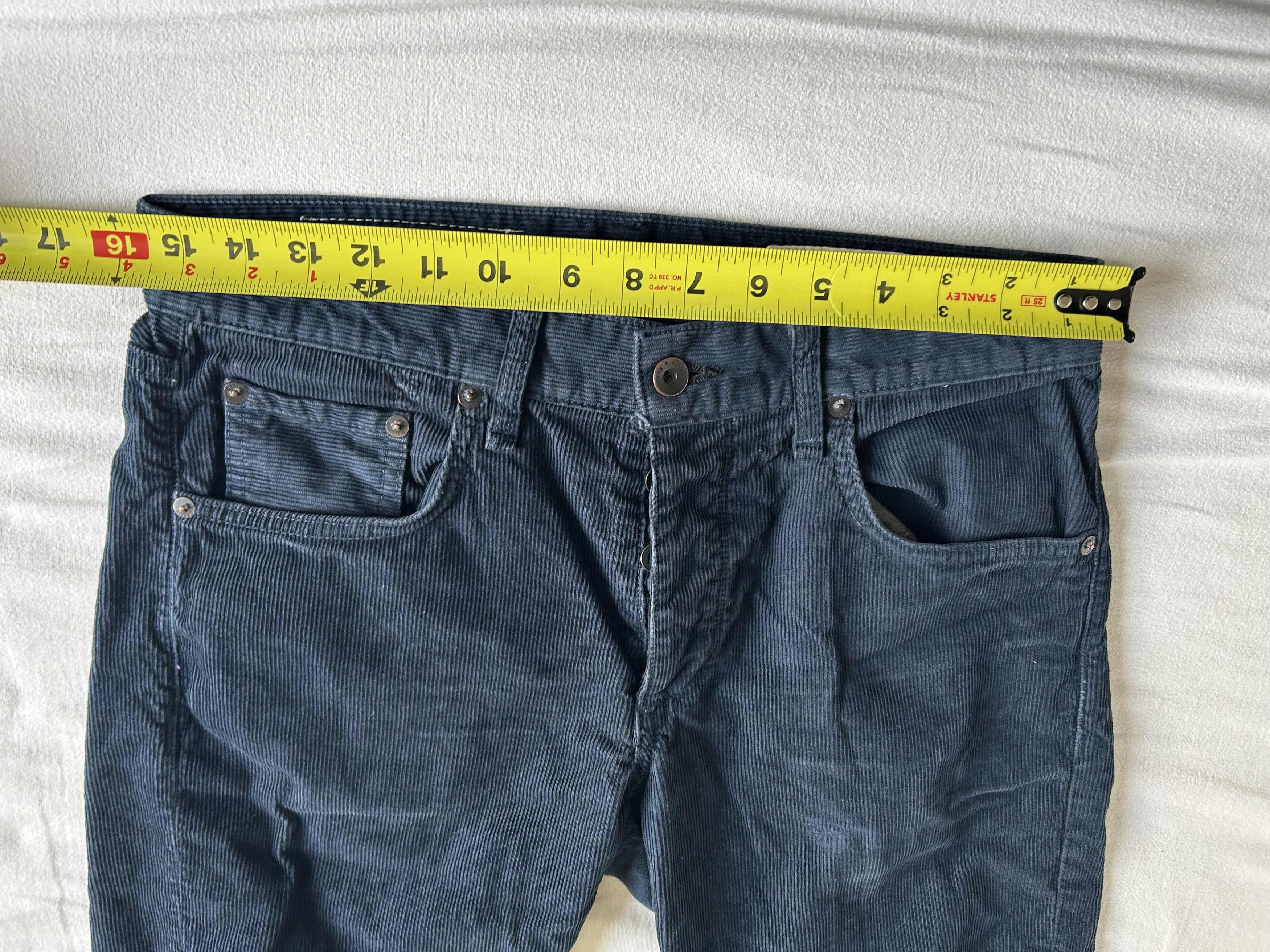 Rag & Bone Rag and Bone Slimfit Size 2 Blue Navy Corderoy Jeans Size US 30 / EU 46 - 5 Thumbnail