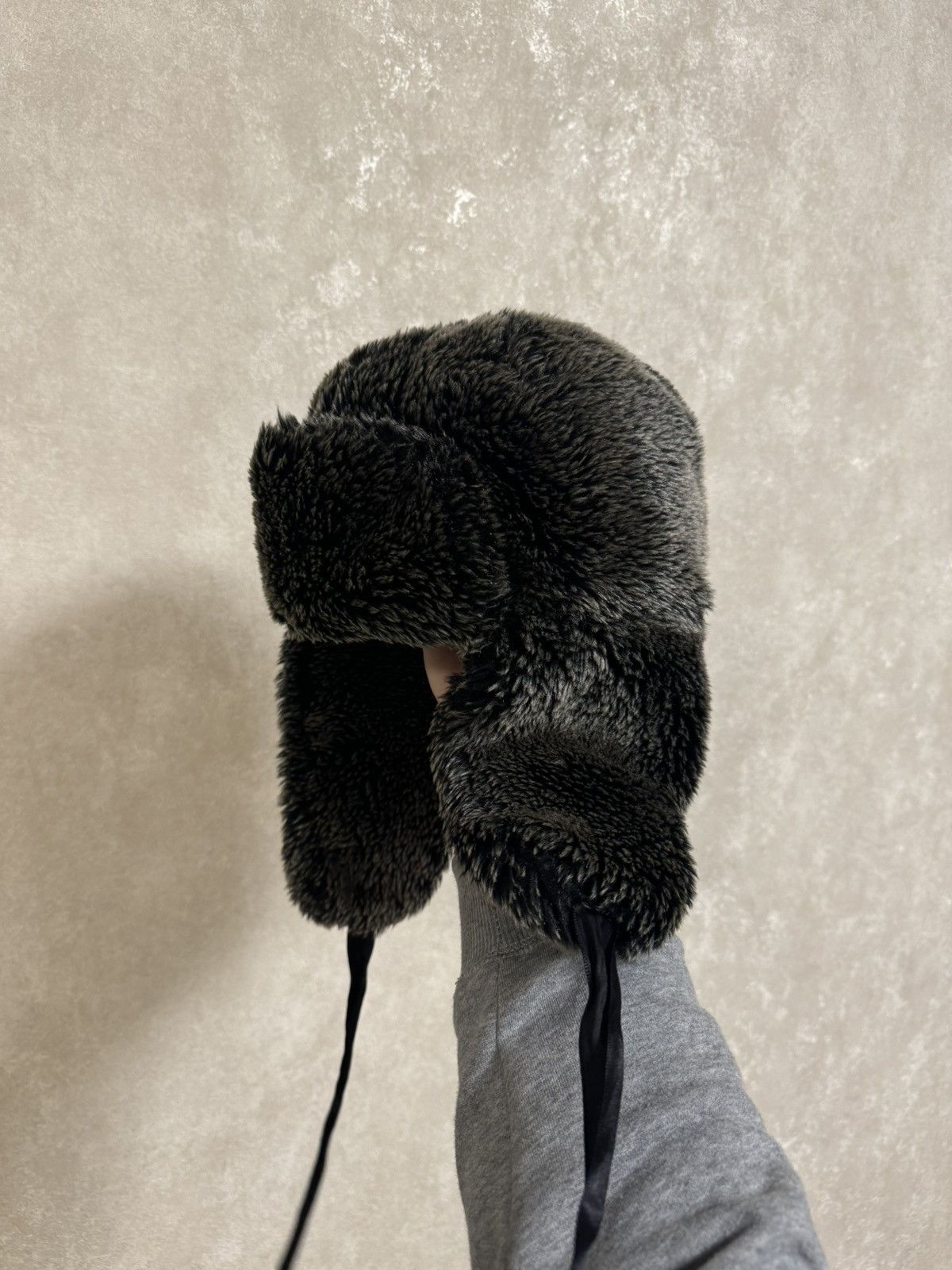 Japanese Brand Vintage fur Y2K hype fluffy ushanka hat punk Size ONE SIZE - 5 Thumbnail
