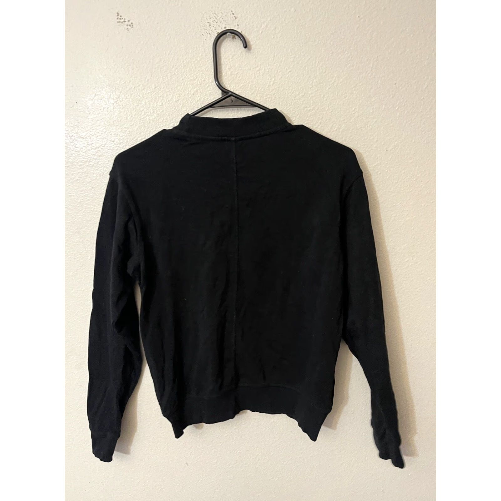 H&M H&M Basic Black Women’s Sweatshirt XS Crew Neck Pullover Solid athleisure cozy Size XS / US 0-2 / IT 36-38 - 3 Thumbnail