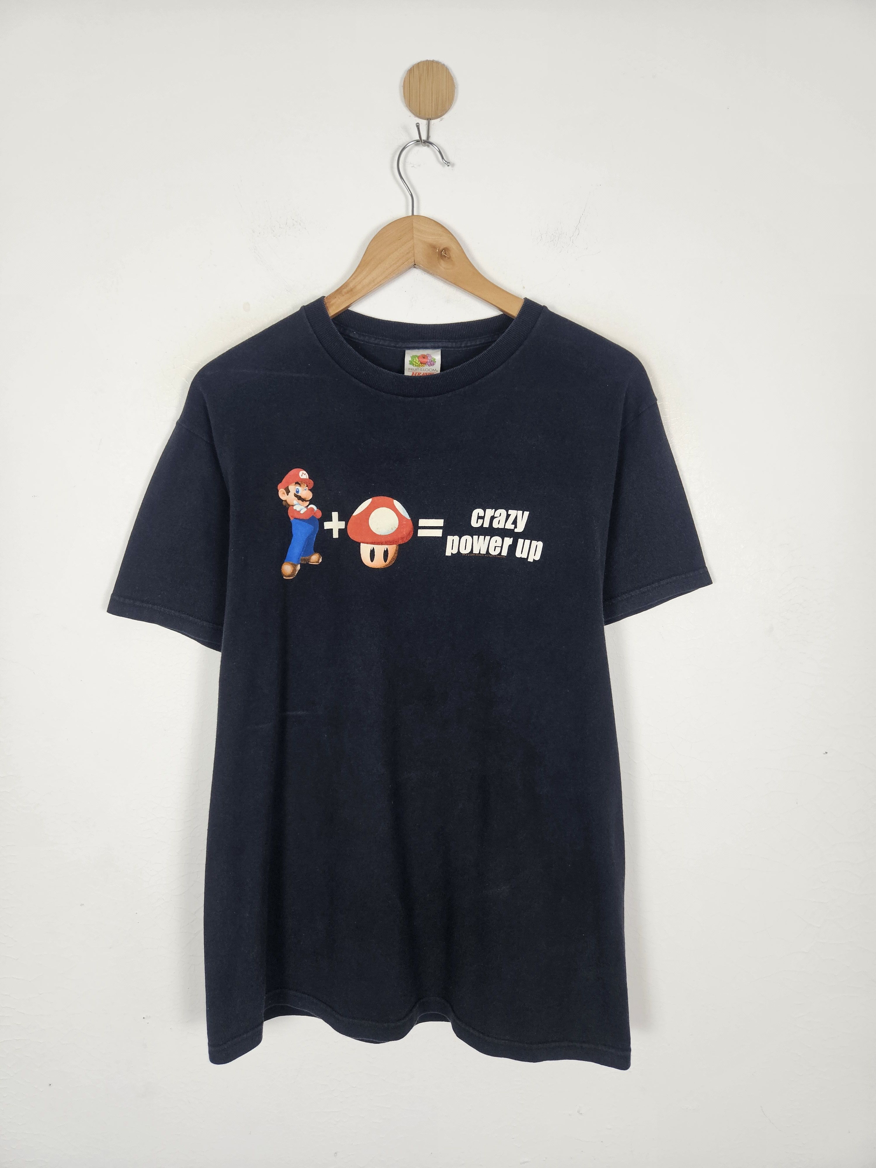 Nintendo Vintage Super Mario Crazy Power Up Shirt Size US M / EU 48-50 / 2 - 1 Thumbnail