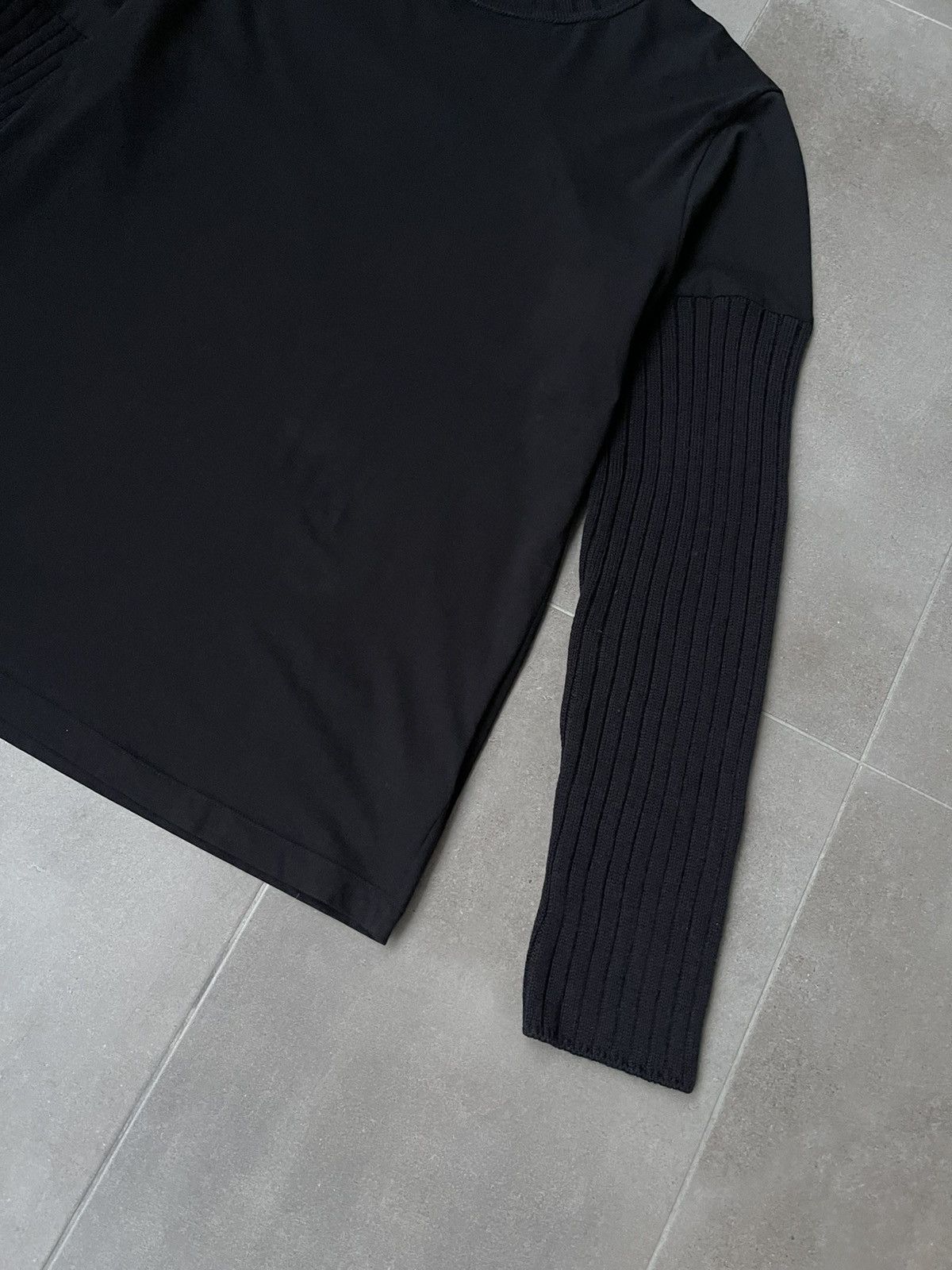 Maison Margiela !DS! SS23 Maison Margiela Long Sleeved Black Top Sweater Size US XL / EU 56 / 4 - 11 Thumbnail