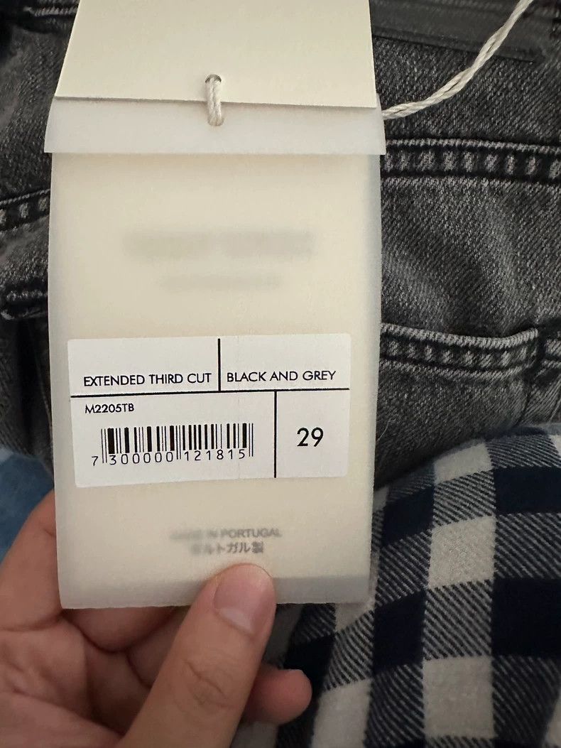 Our Legacy Our LegacyBlack stitched jeans Size US 29 - 7 Thumbnail