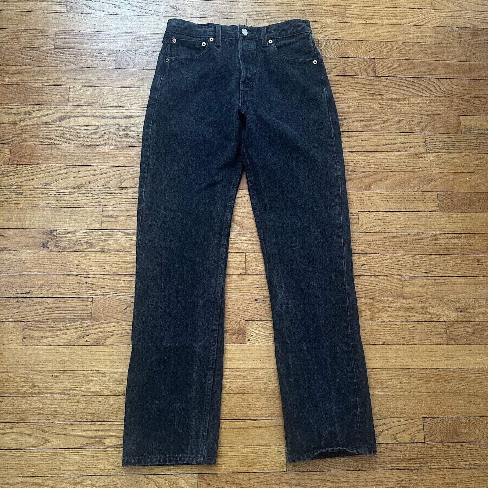 image of Levis x Made In USA Vintage Levi’S 501 Faded Black Denim Jeans 30X32 Made In Usa, Men's