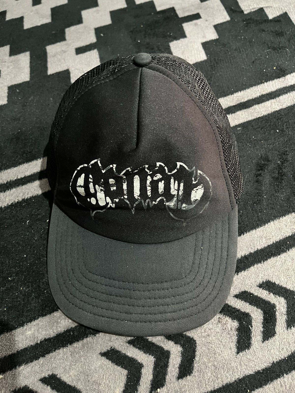2000s conan doom metal trucker hats
