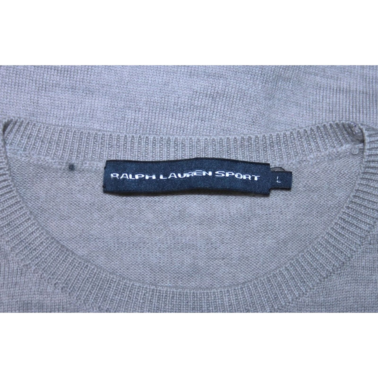 Polo Ralph Lauren Ralph Lauren Sport womens grey sweater pullover jumper Size L Size L / US 10 / IT 46 - 6 Thumbnail