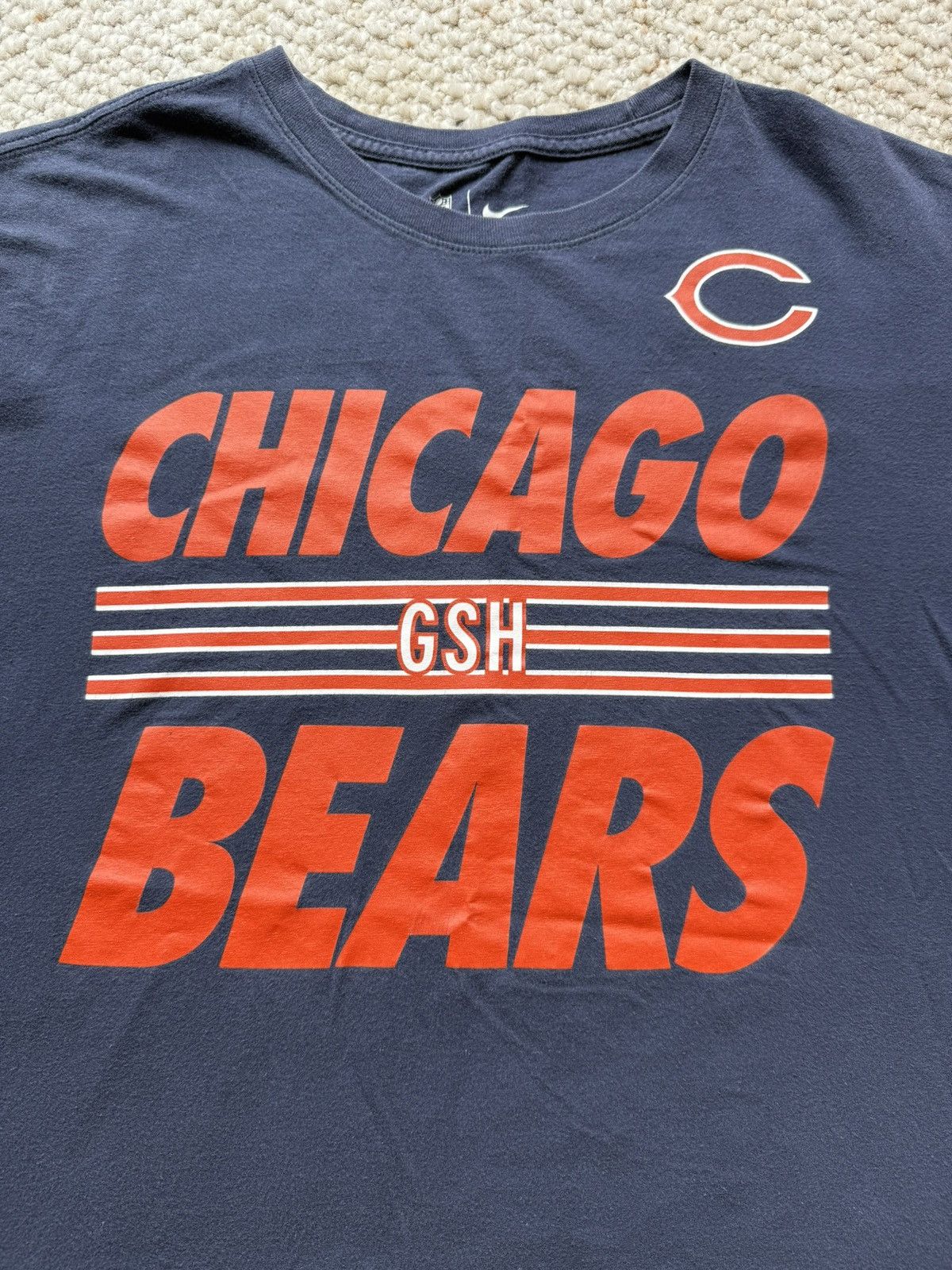 Nike Chicago Bears NFL Nike Team Apparel Shirt Size US XXL / EU 58 / 5 - 3 Thumbnail