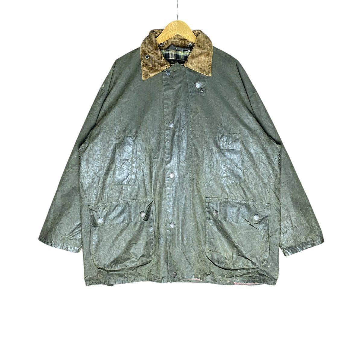 Orvis Vintage Mc Orvis Waxed Tartan Oversize Jacket Size US L / EU 52-54 / 3 - 1 Thumbnail