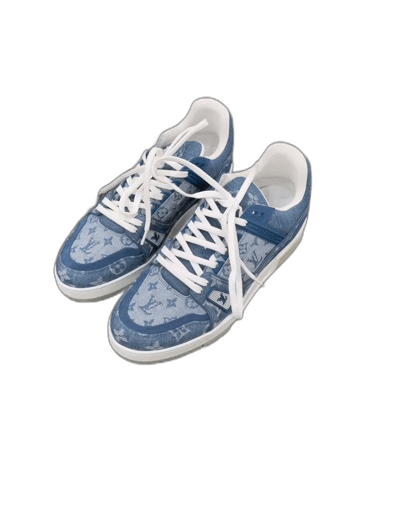 Louis Vuitton Louis Vuitton Blue Denim Trainers Size 41 Size US 8 / EU 41 - 1 Thumbnail