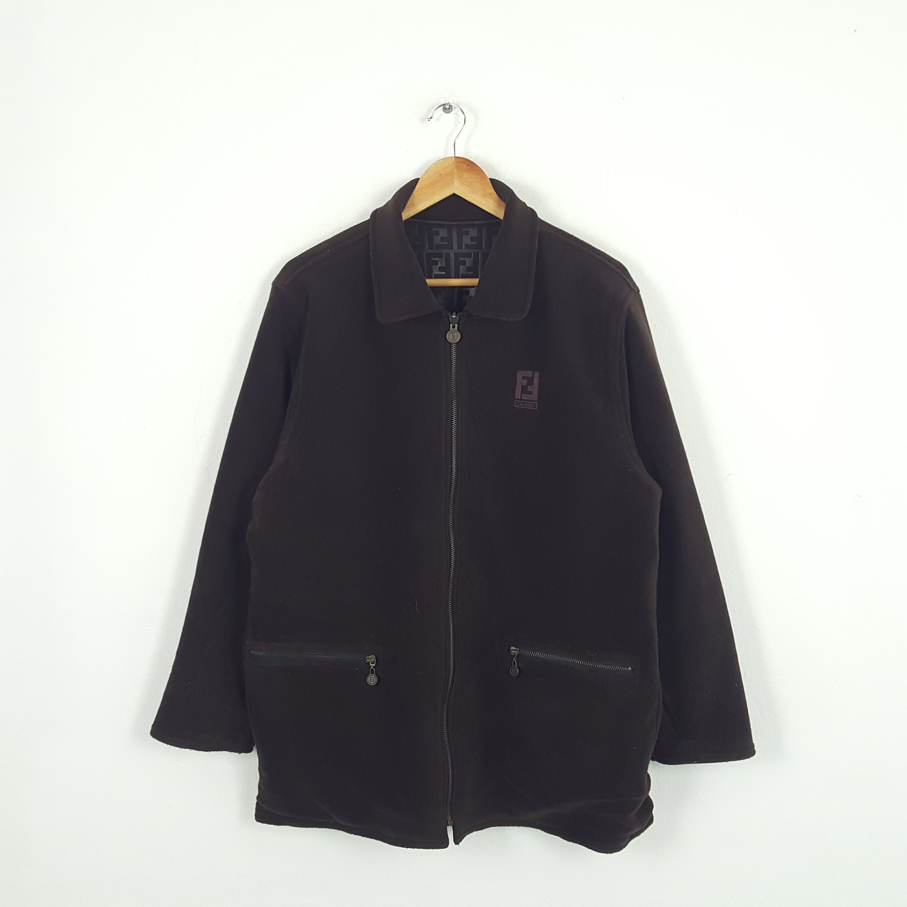 Fendi × Vintage Vintage Fendi Italian Brand Reversible Jacket Size US L / EU 52-54 / 3 - 2 Thumbnail